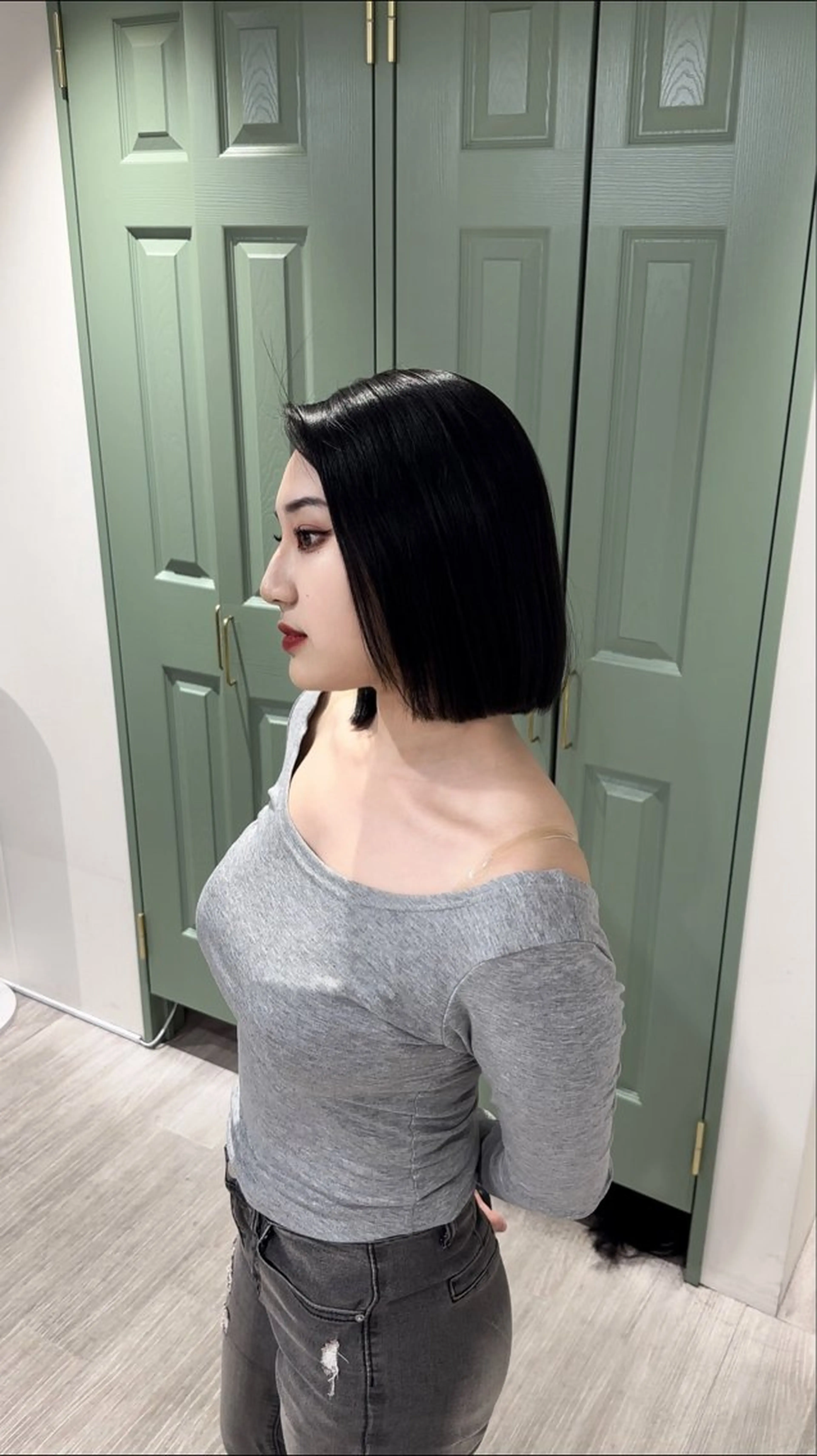 ショート カラー ボブ 髪質改善 髪質改善/美髪師/ 田邊翔伍のヘアスタイル