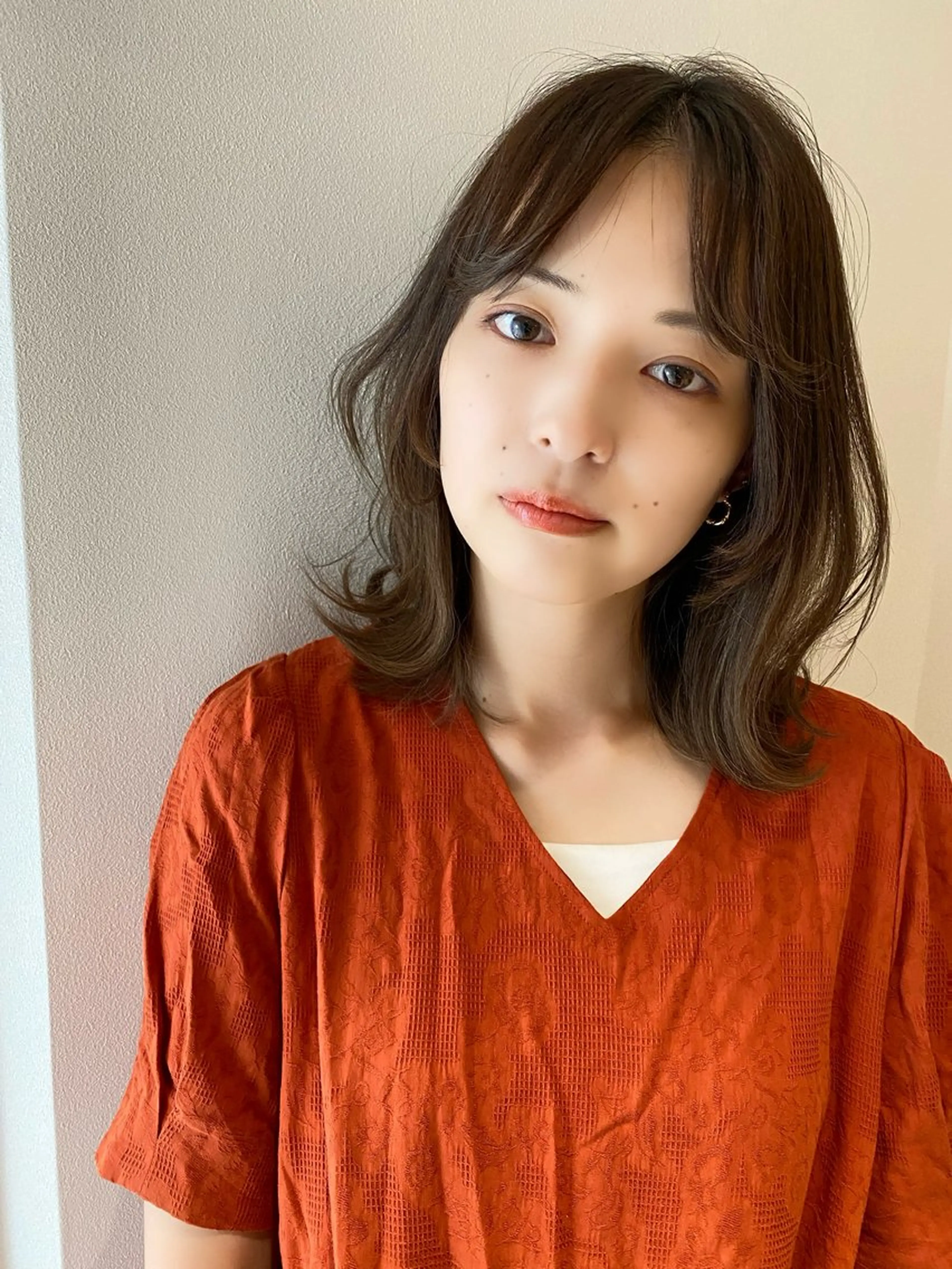 ミディアム カット ヘアカラー トリートメント VLOW nex the salon所属・韓国風/髪質改善/ ナガヤアキラのヘアスタイル