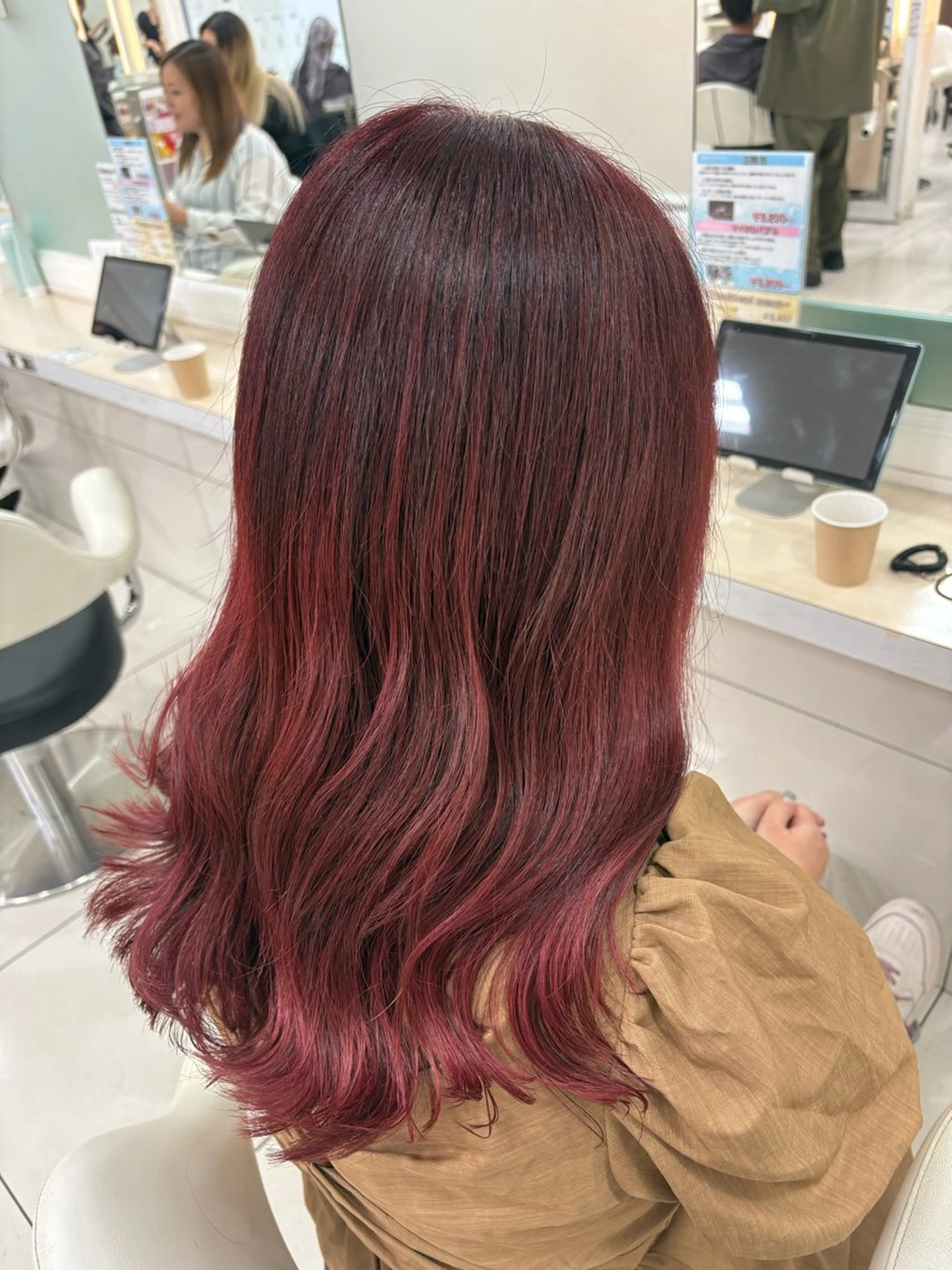 ロング カラー ヘアカラー トリートメント 髪質改善/艶カラー/ メンズパーマ/鈴木のヘアスタイル