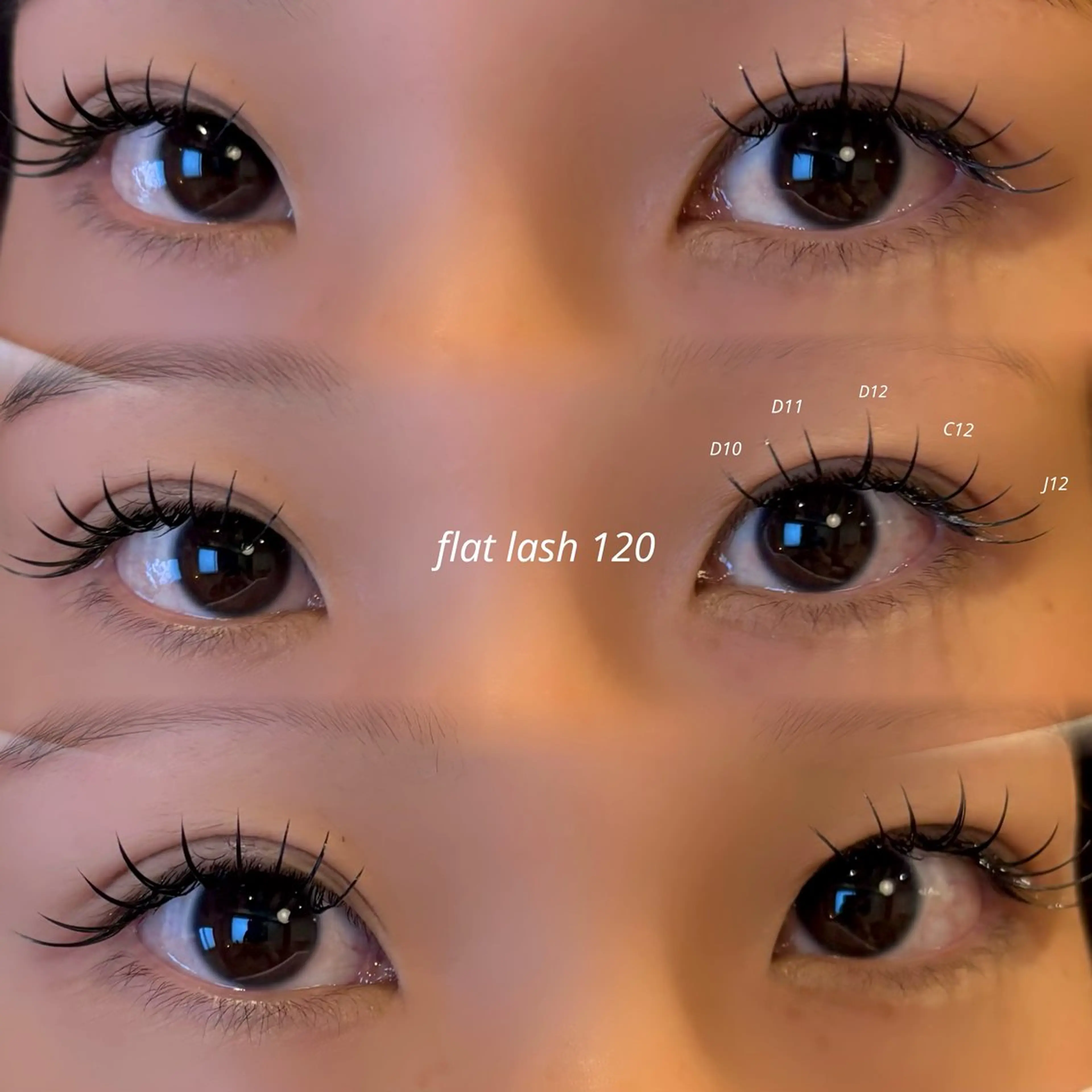 《✨ minimo限定価格✨》フラットラッシュ120本​〜​¥5700🍰の写真