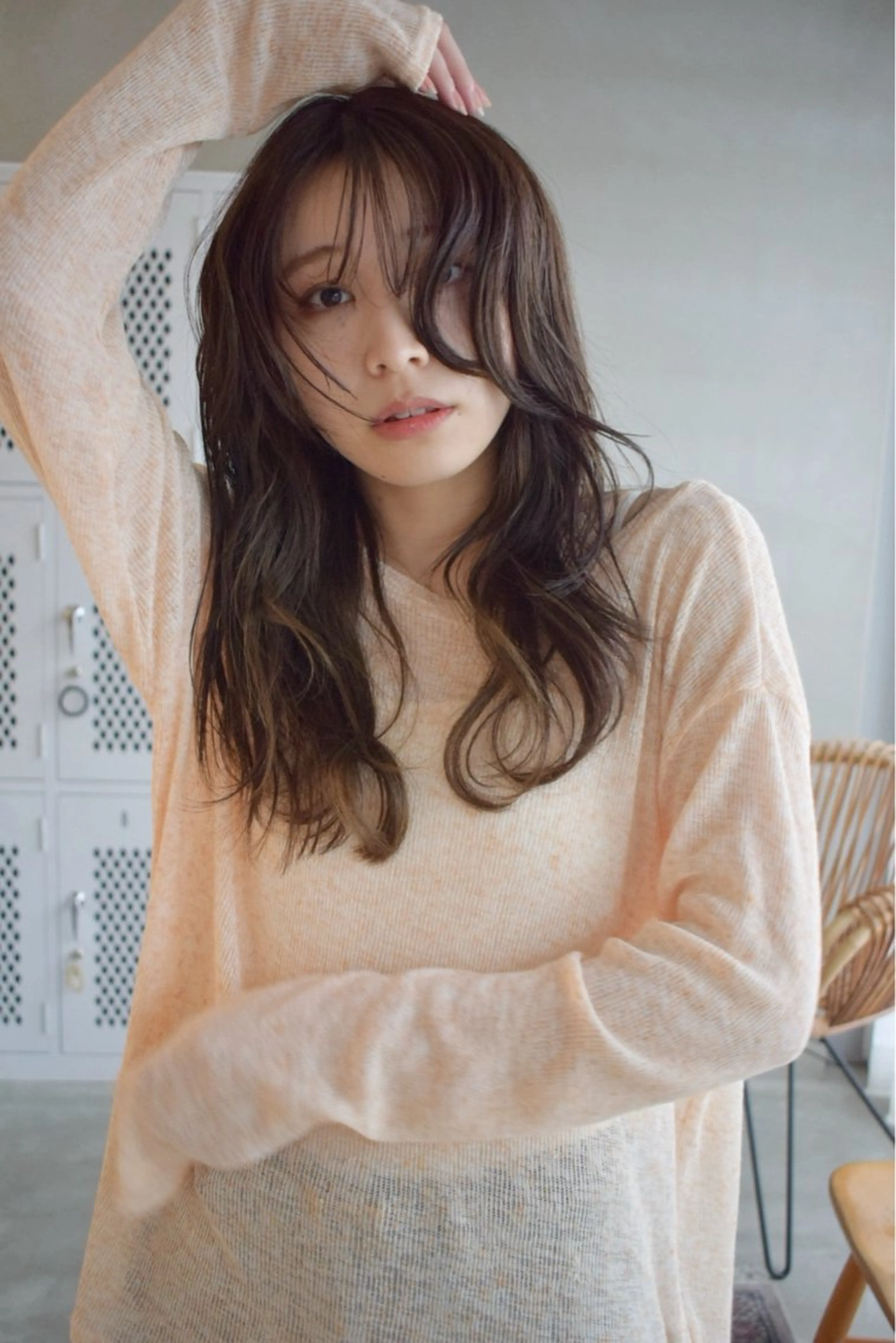 ロング パーマ パーマ ホリバ ユカのヘアスタイル