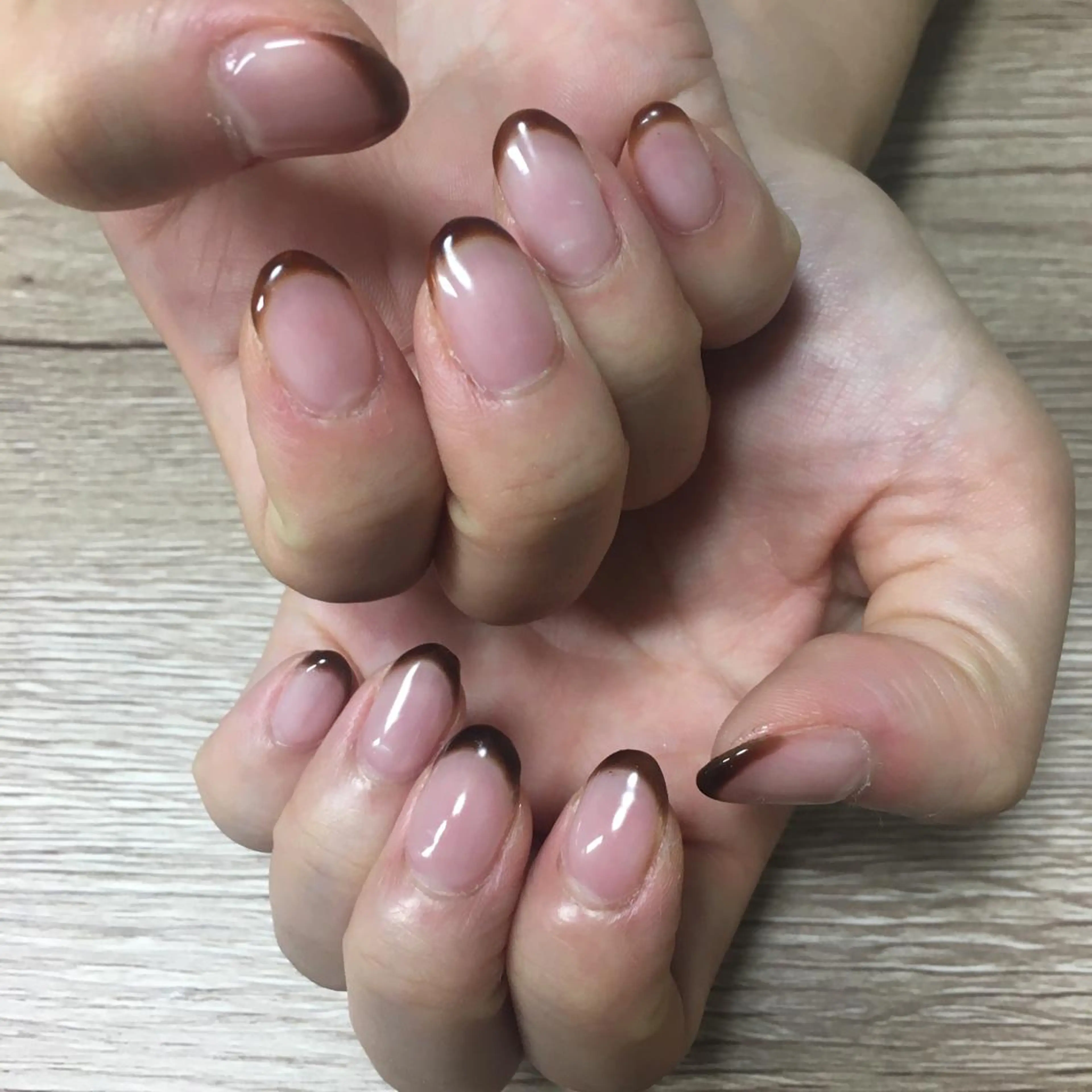 ネイル フレンチネイル ハンドネイル 自爪育成/深爪矯正 mikiのネイルデザイン