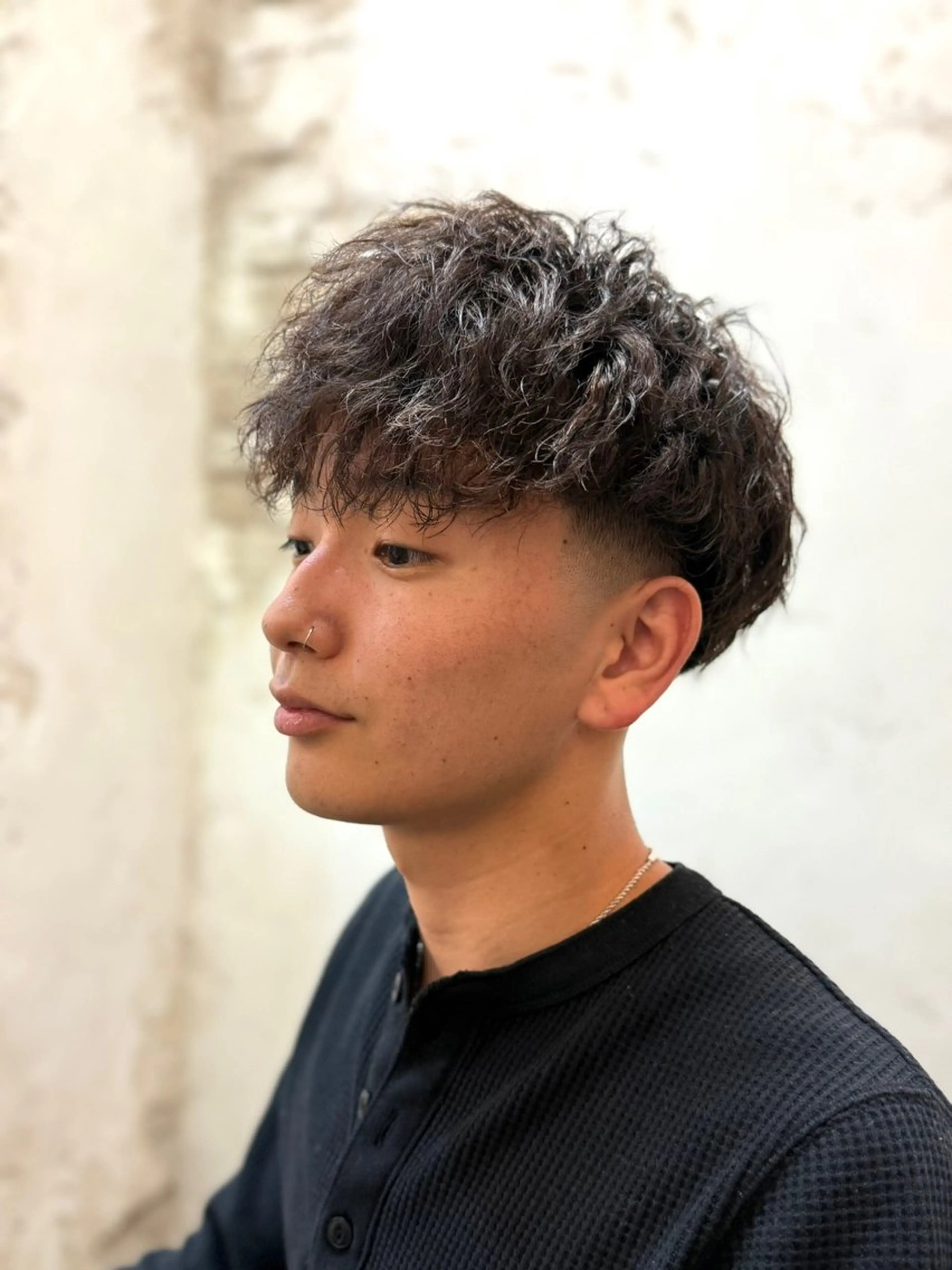 メンズカット+パーマ水、金曜日は19時​〜​土日祝は19時​〜​　月曜日、火曜日は10​〜​20時の間でさせていただきます。の写真