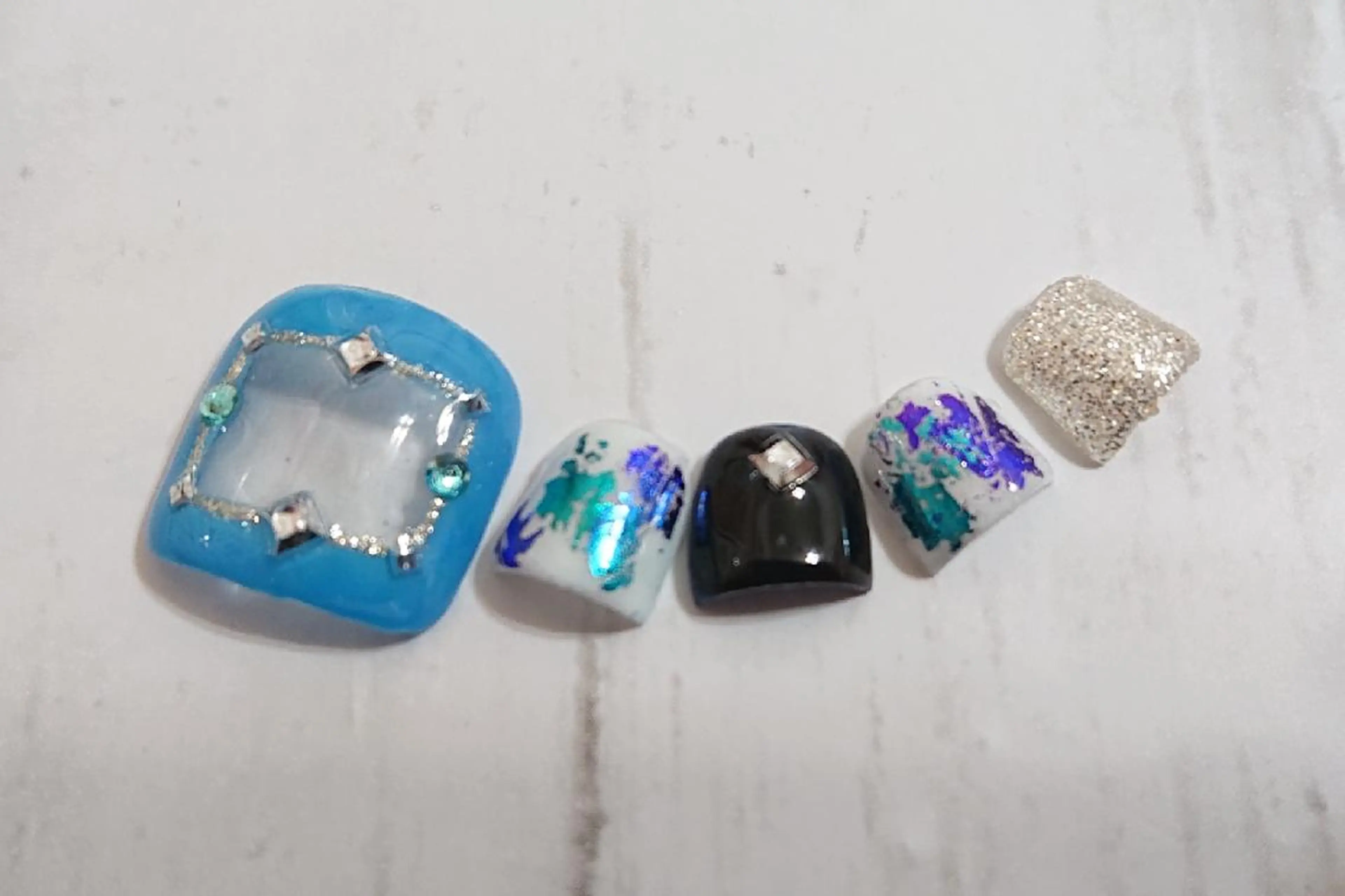 ネイル アートネイル フットネイル ジェルネイル あんきち    のネイルデザイン