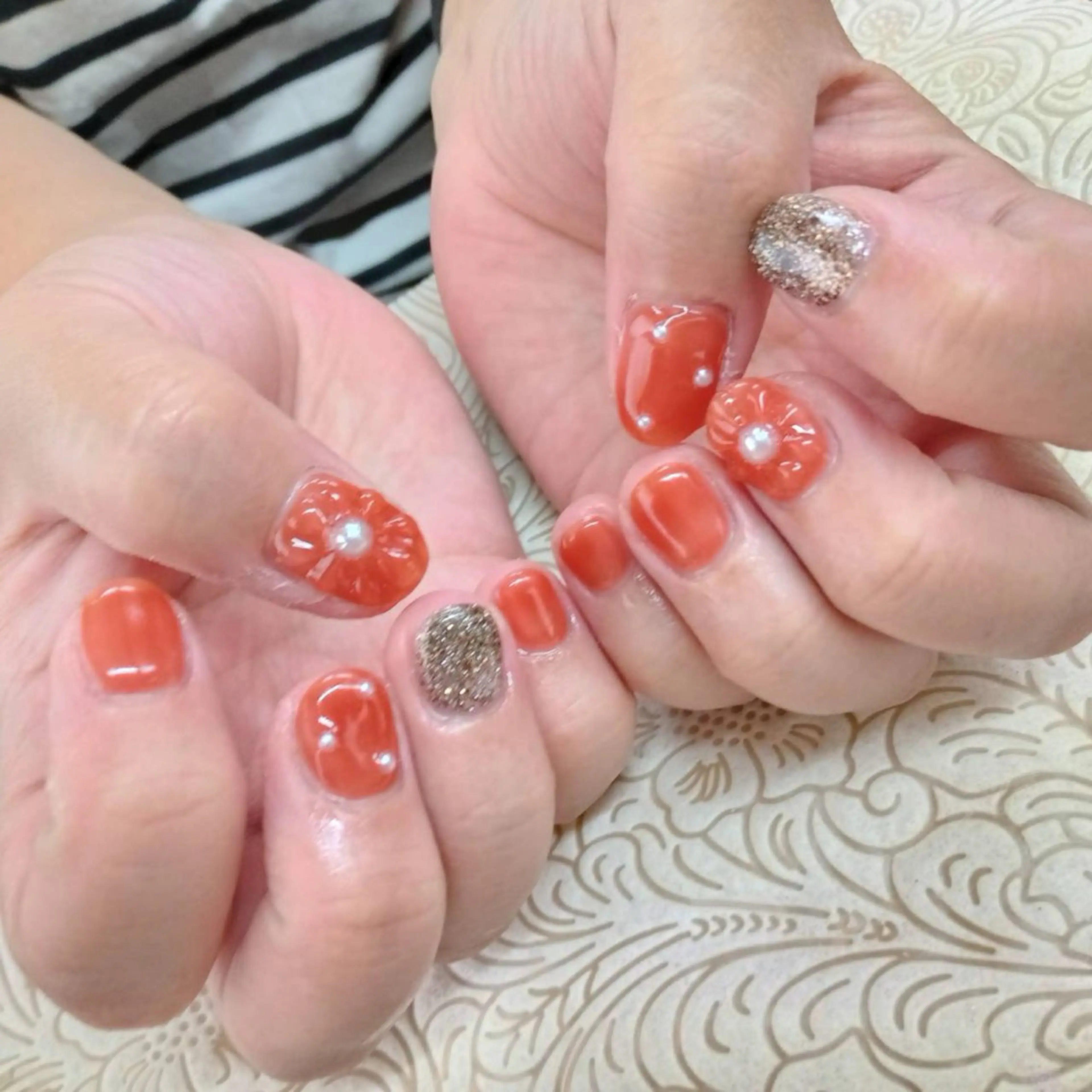 ネイル フラワーネイル precious nail room所属・precious nail  roomのネイルデザイン