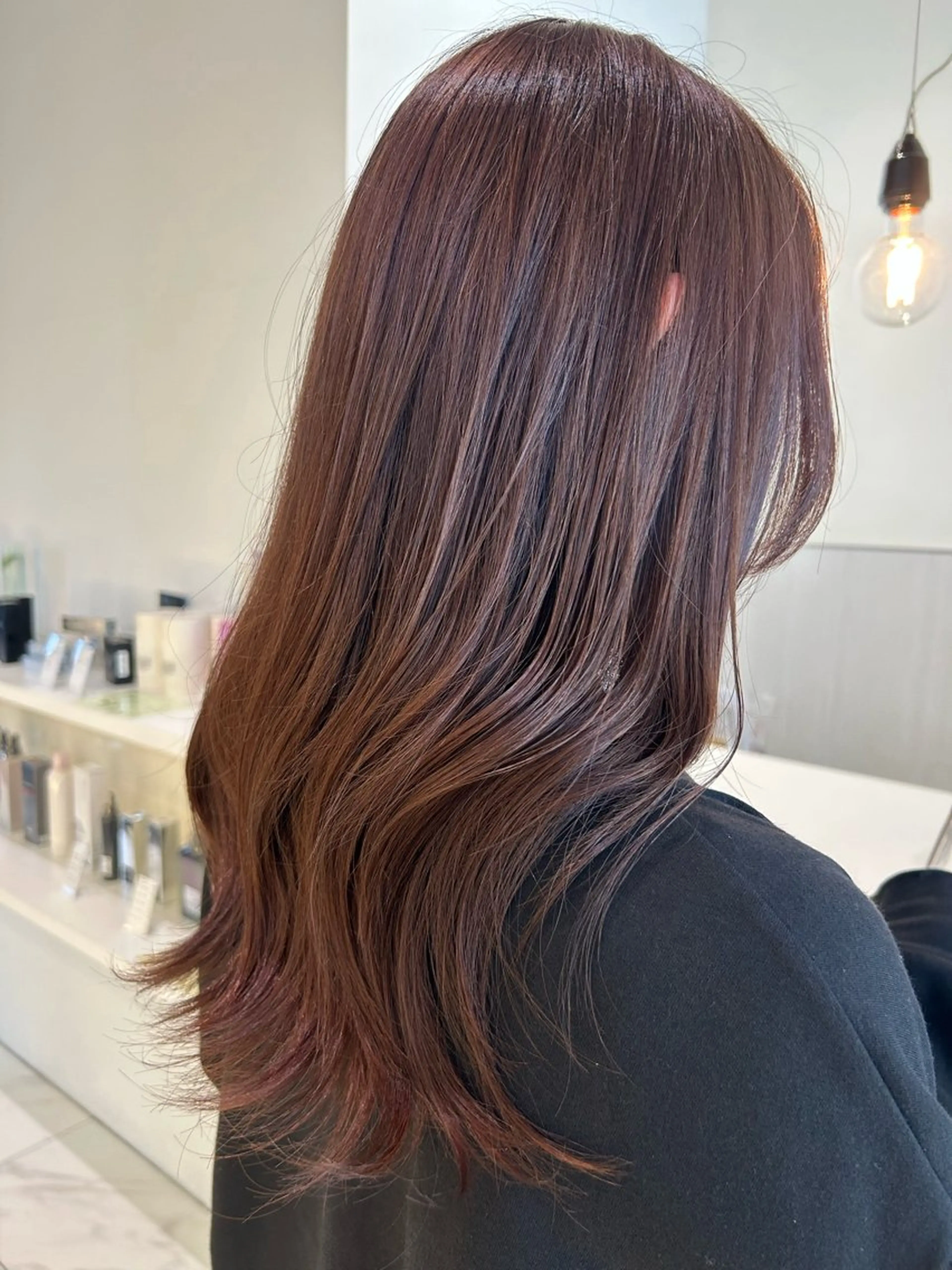 ロング カラー にった みずきのヘアスタイル