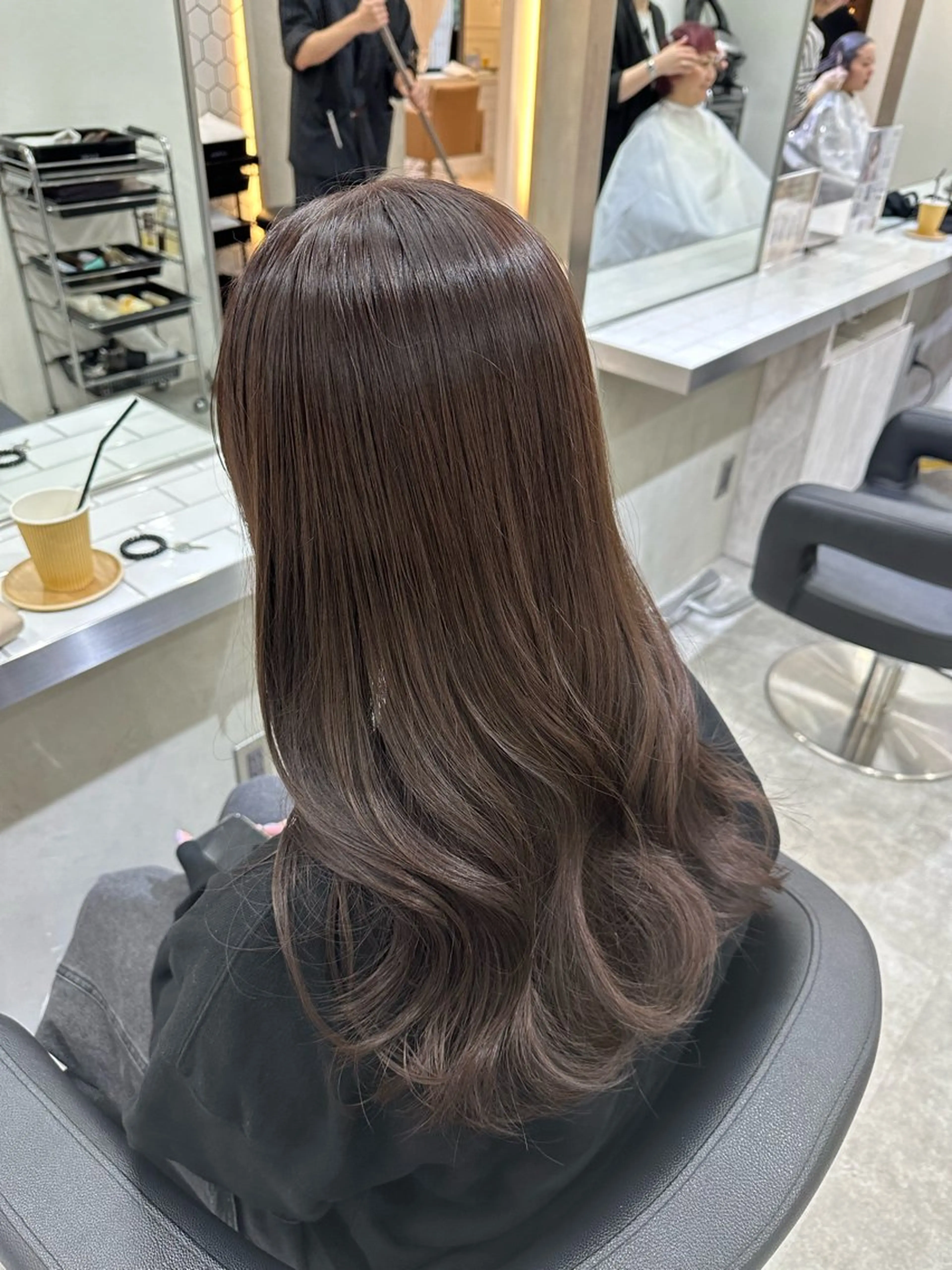 ロング カラー カット ヘアカラー トリートメント 銀座 / シマムラミホのヘアスタイル