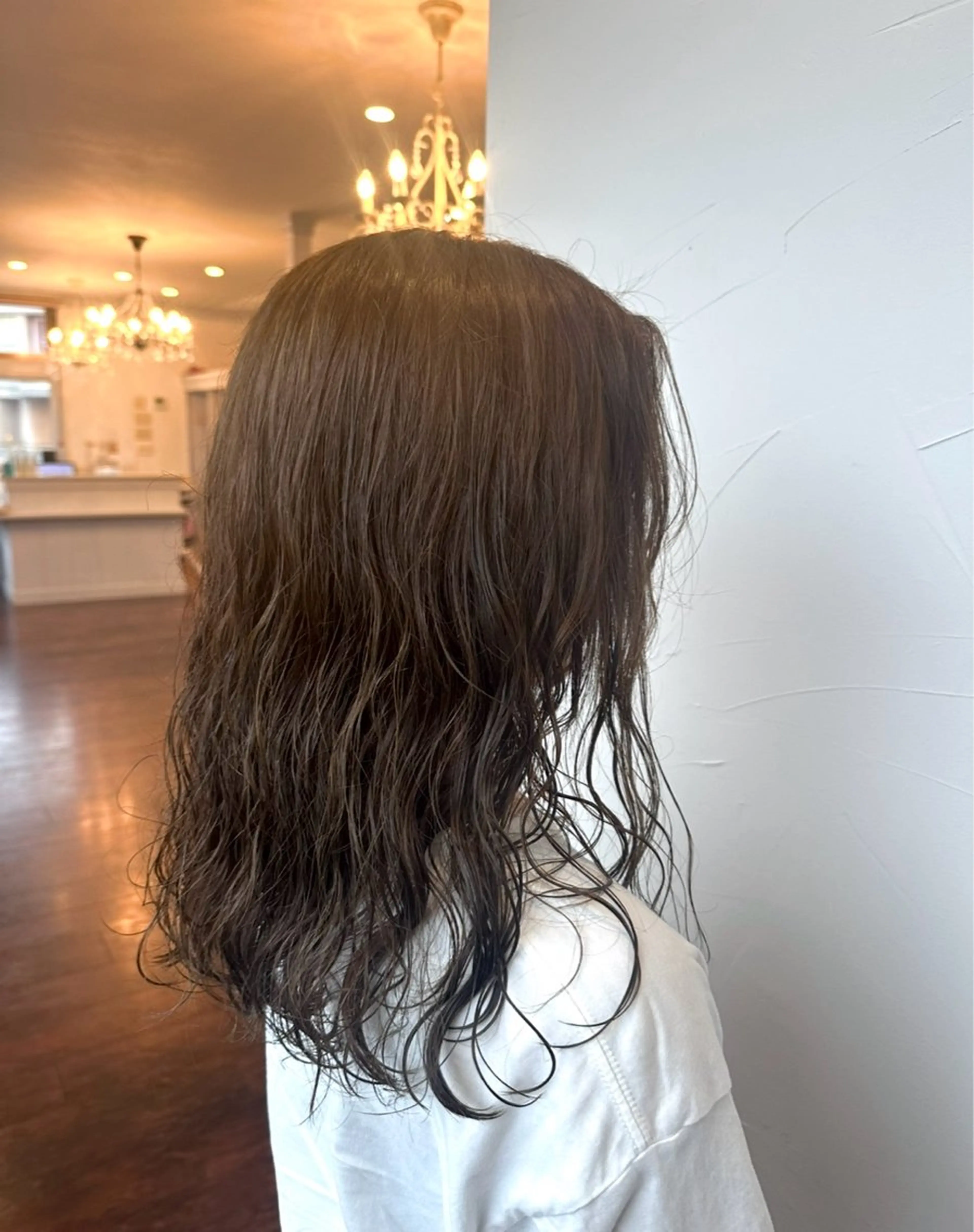 ブリーチなしのワンカラーの写真