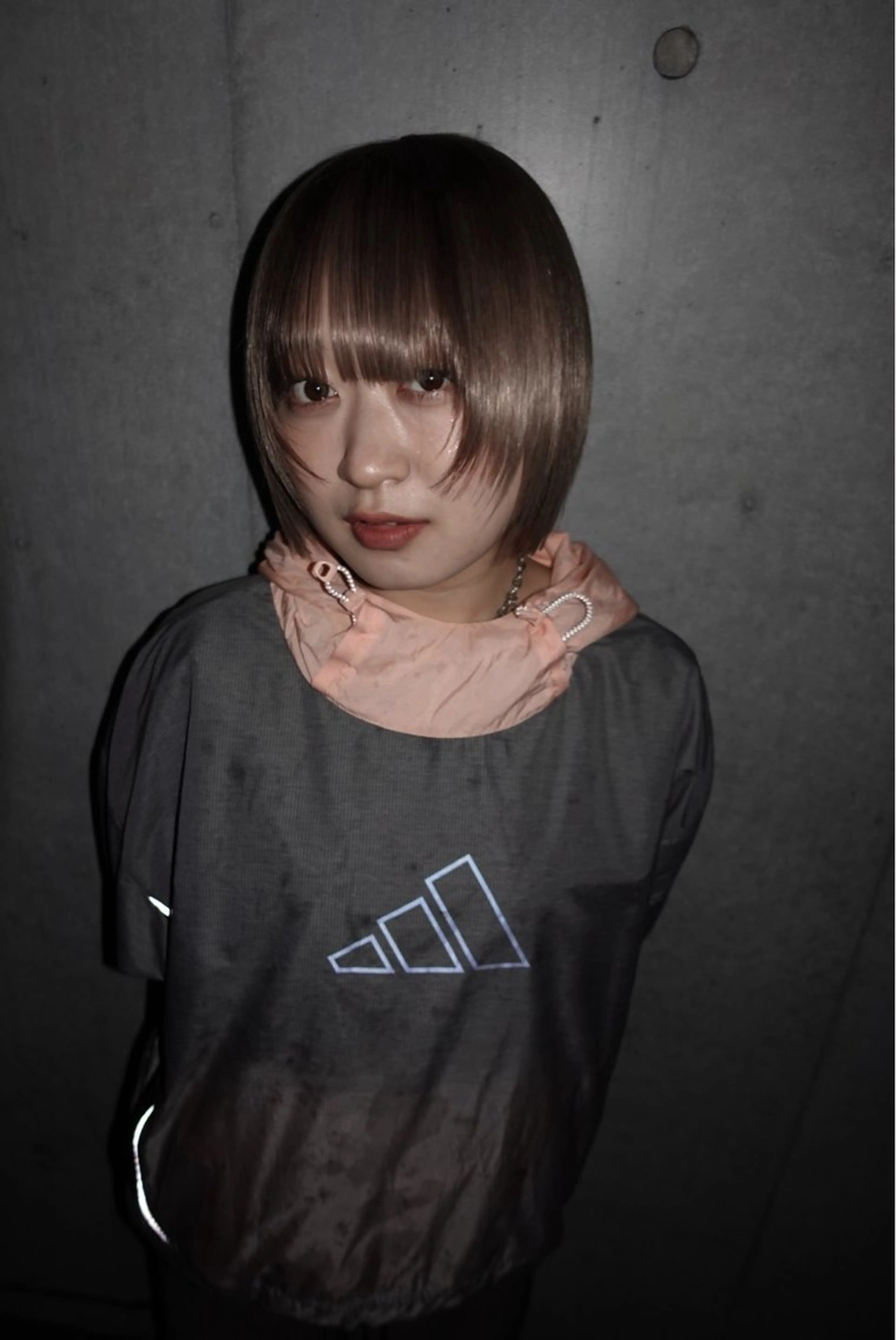 ショート ヘアカラー トリートメント Null 表参道所属・岩下昂世/ ハイトーン/デザインのヘアスタイル