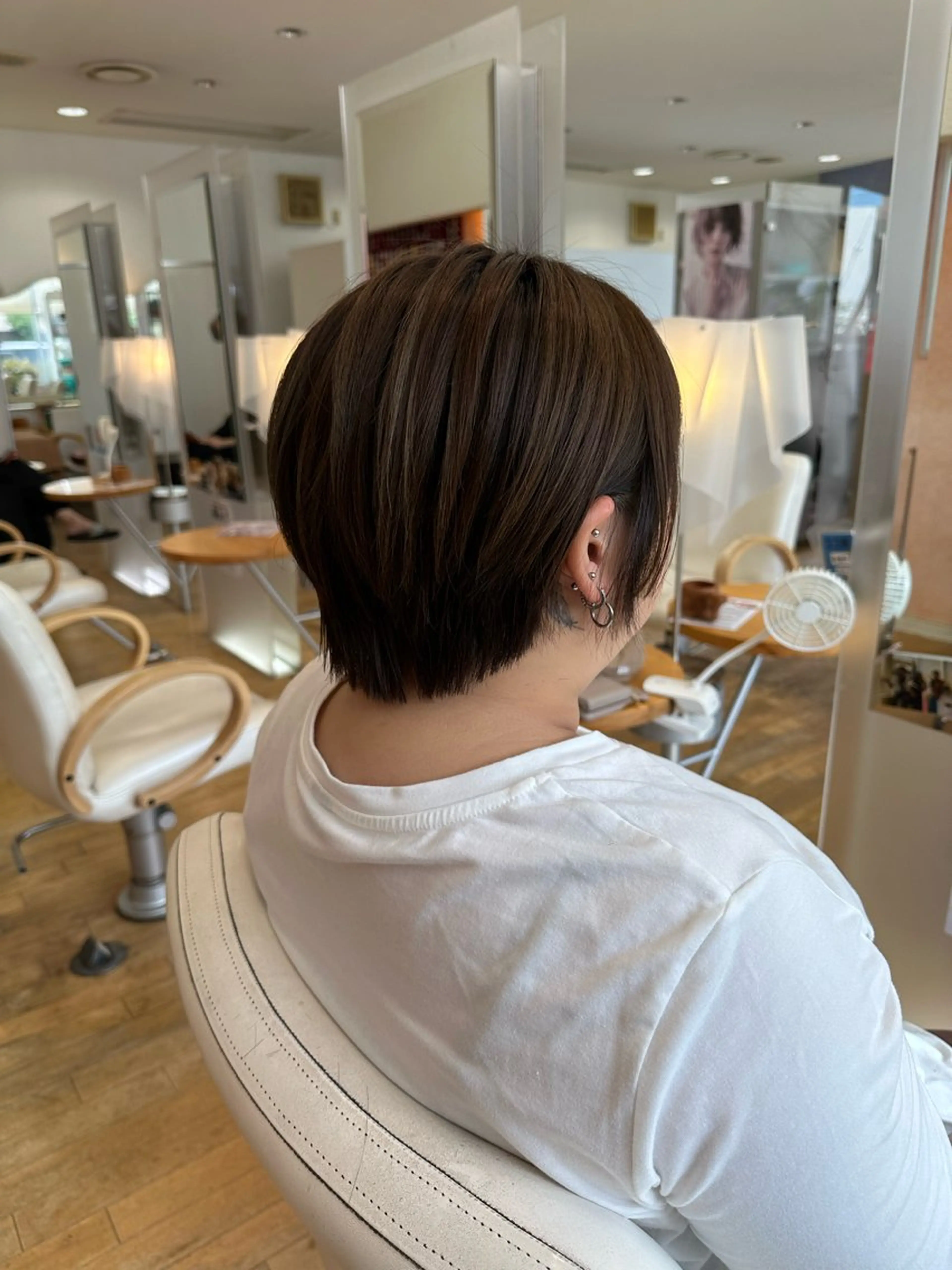 ショート 山本 瑠華のヘアスタイル