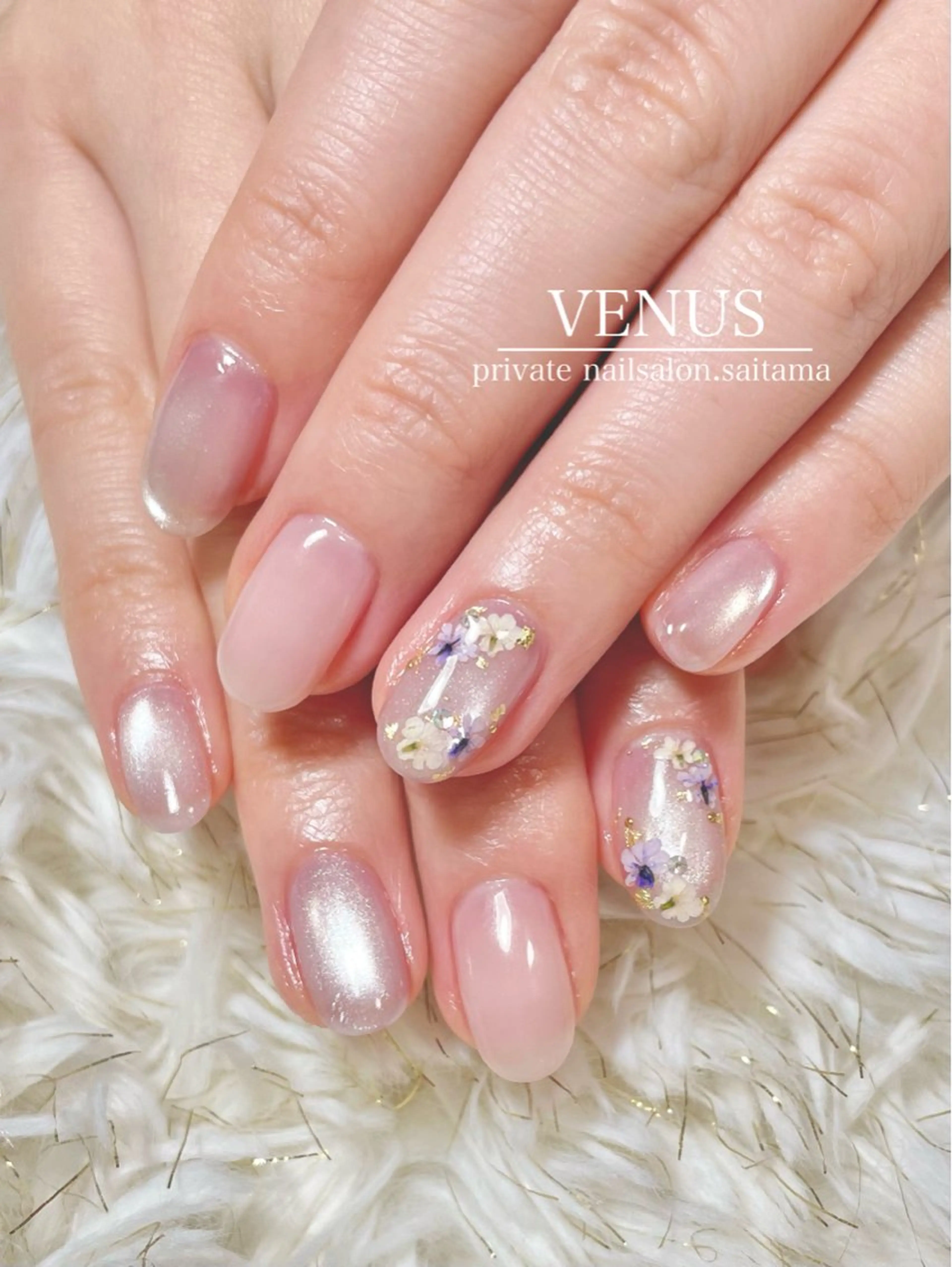 ネイル マグネットネイル ハンドネイル nailsalon VENUSのネイルデザイン