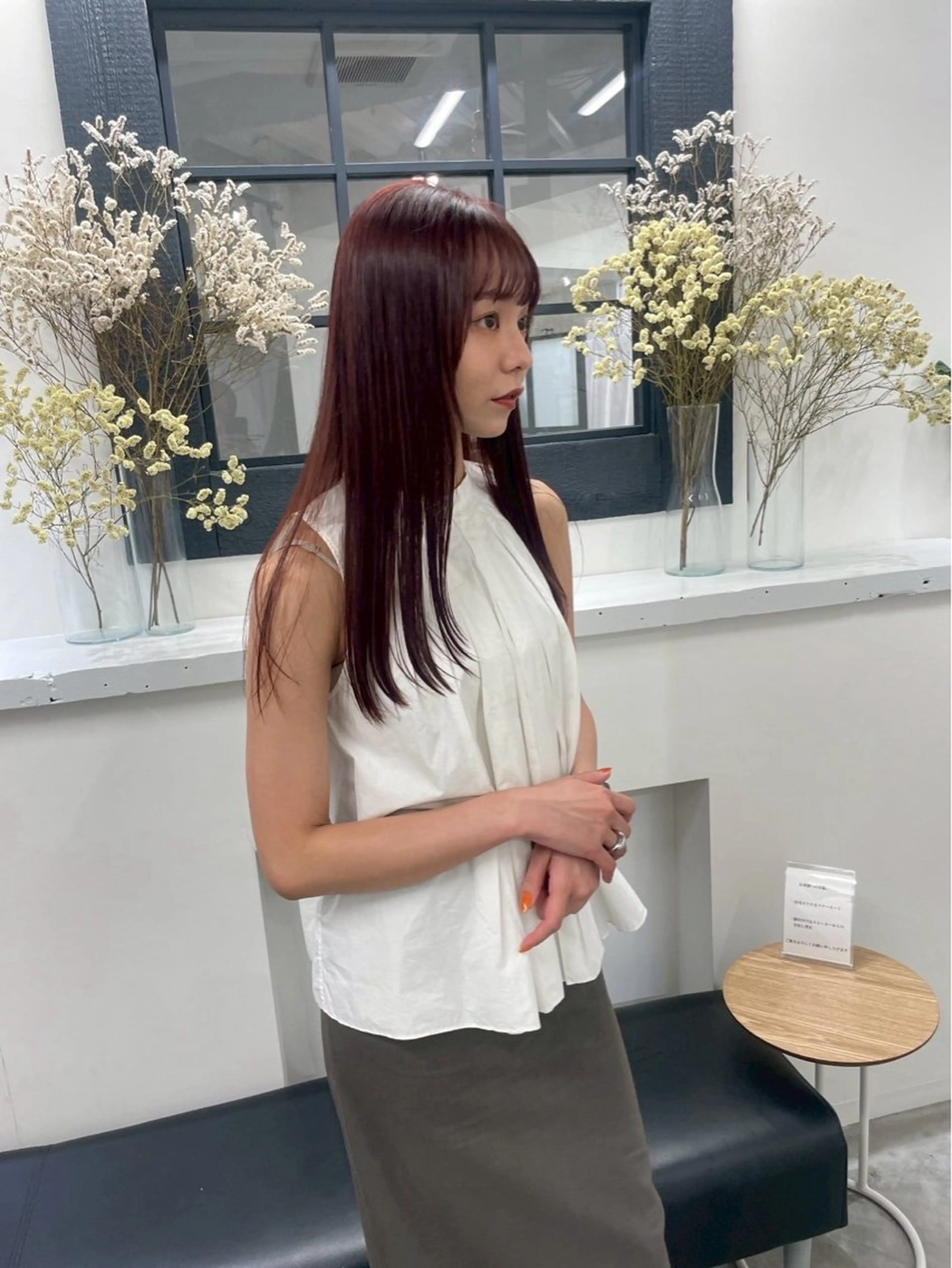 ロング ヘアカラー トリートメント ヘッドスパ soigne 表参道【ソワネ】所属・艶髪🩰透明感カラー 🫧あやみのヘアスタイル