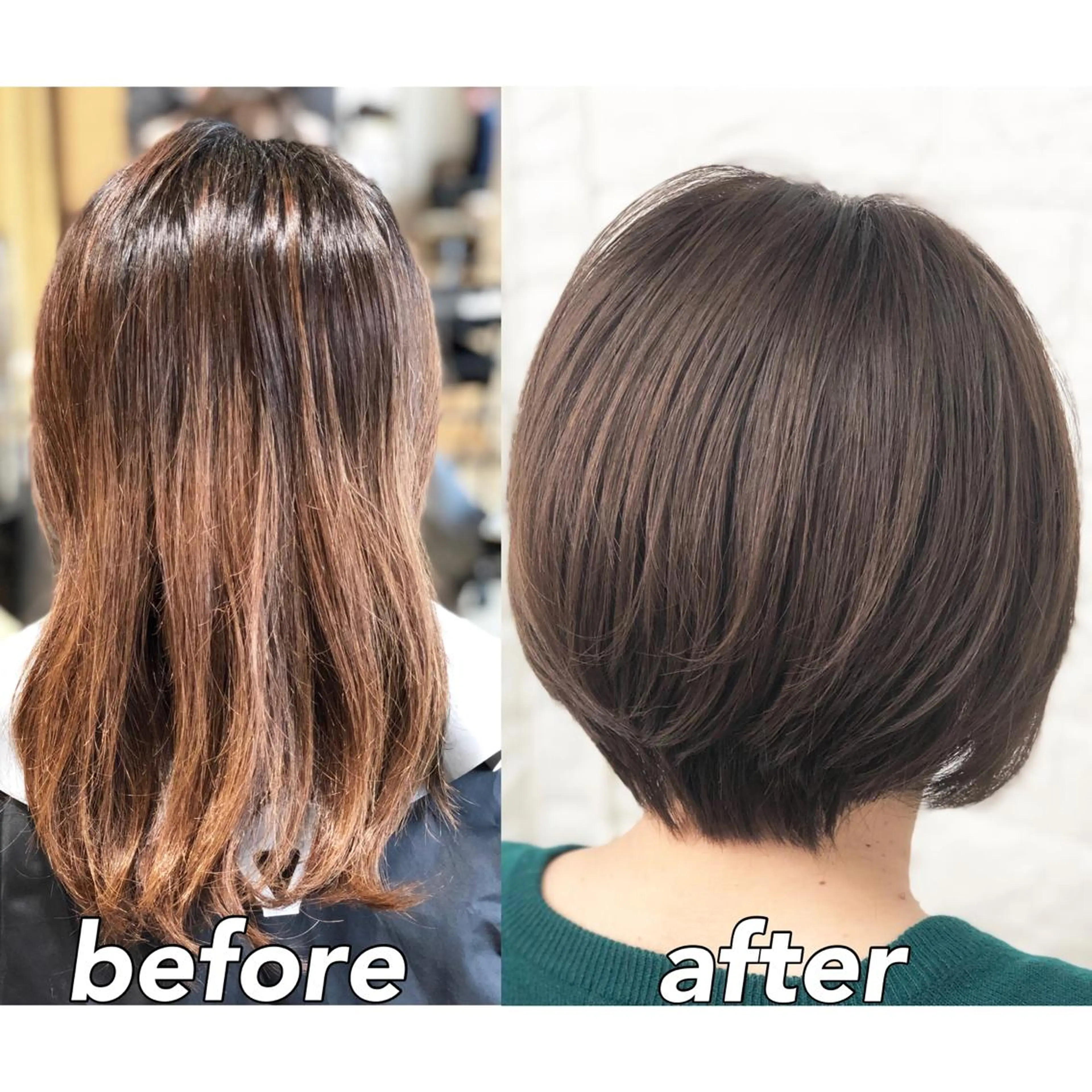 ショート カラー ショートボブ アッシュ ベージュカラー ブリーチ 透明感カラー カット ヘアカラー トリートメント KIZU 髪質改善 オカルト怪談のヘアスタイル