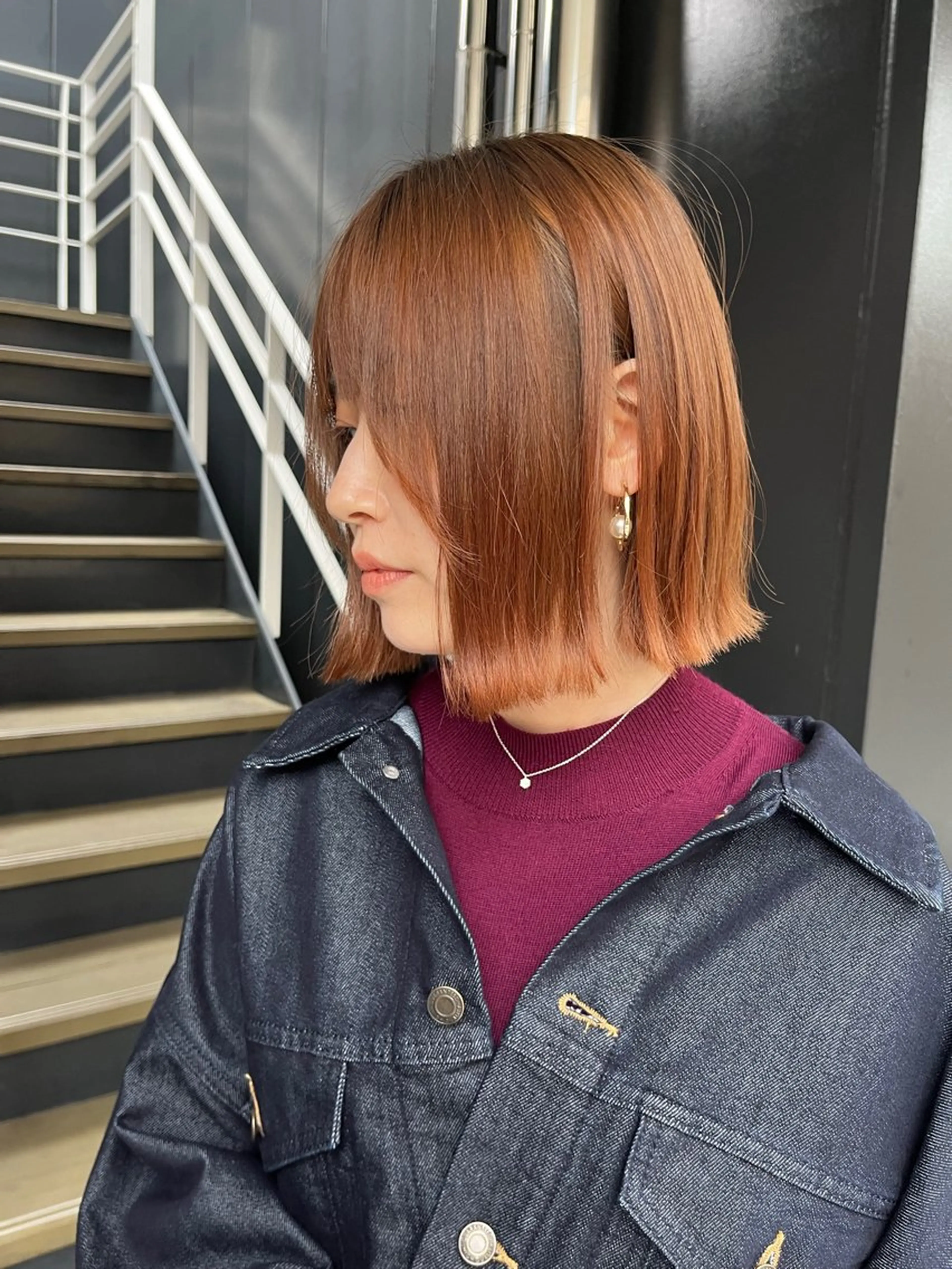 ショート カット ヘアカラー 西新/siohair 似合わせ/石尾刻矢のヘアスタイル