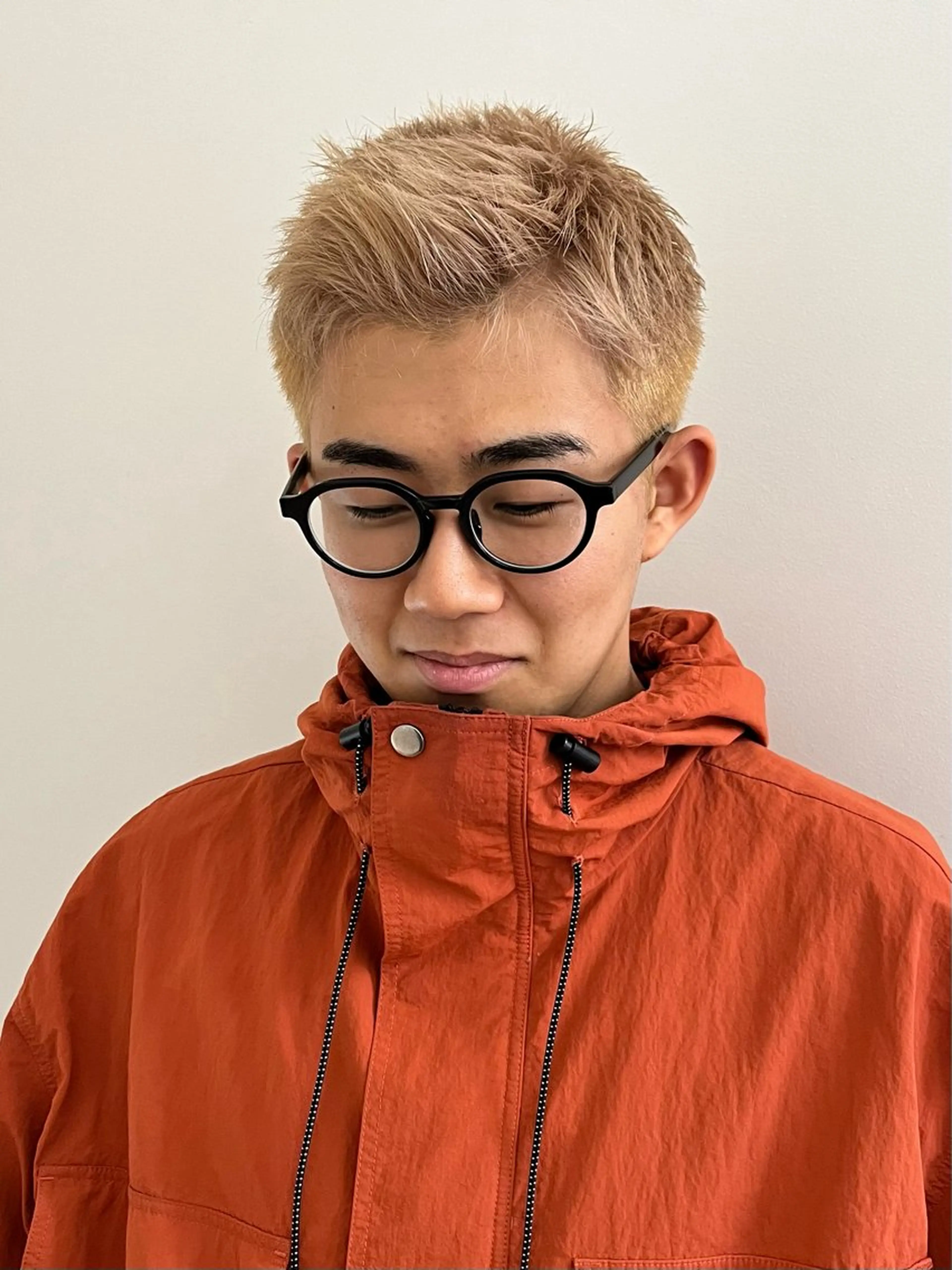 カラー メンズ ヘアカラー メンズパーマ/ メッシュ📍ユリのヘアスタイル