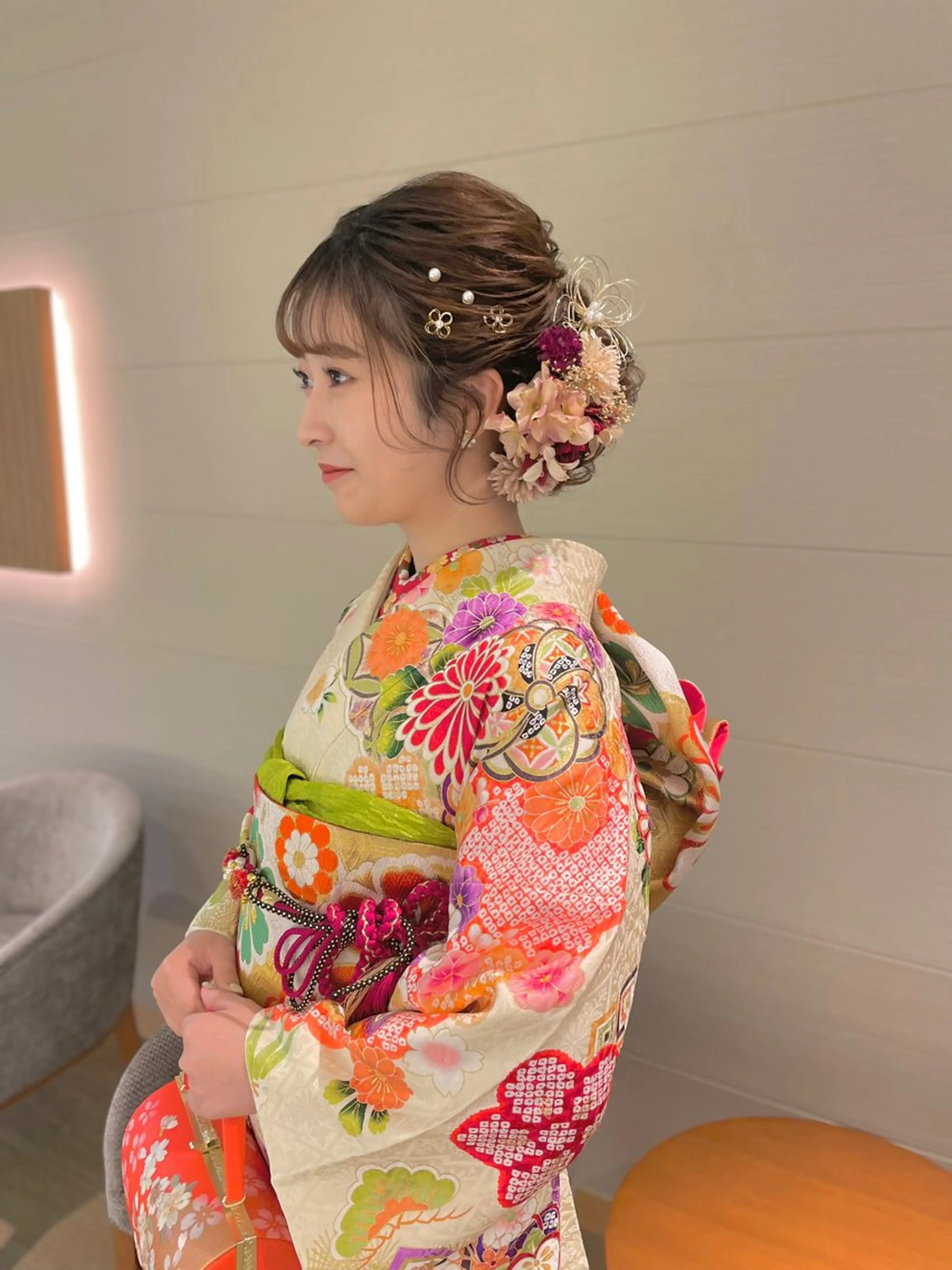 振袖　着付け(ヘアセット付)の写真