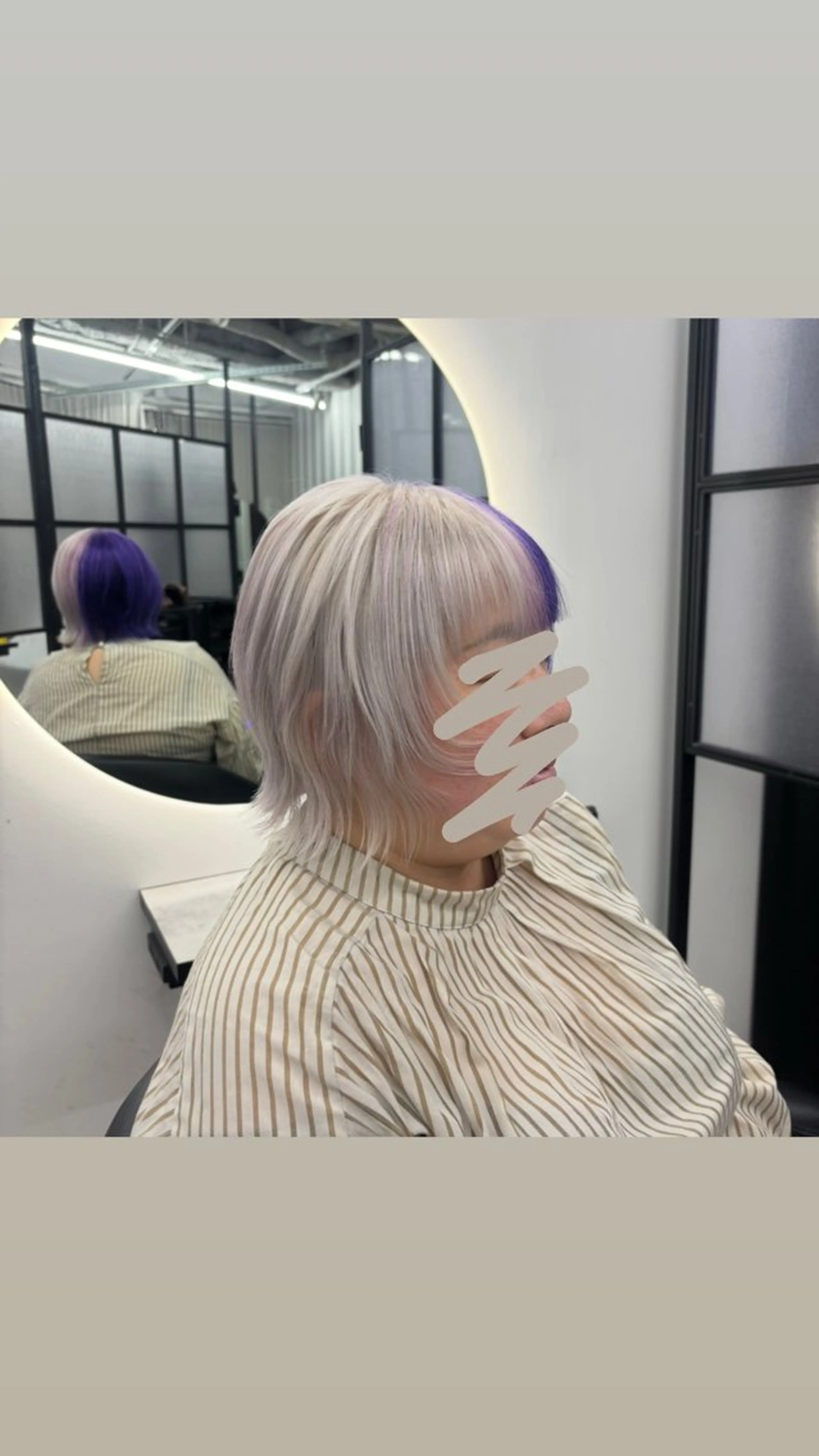 ミディアム カラー ヘアカラー Ren. 🦋デザインカラーのヘアスタイル