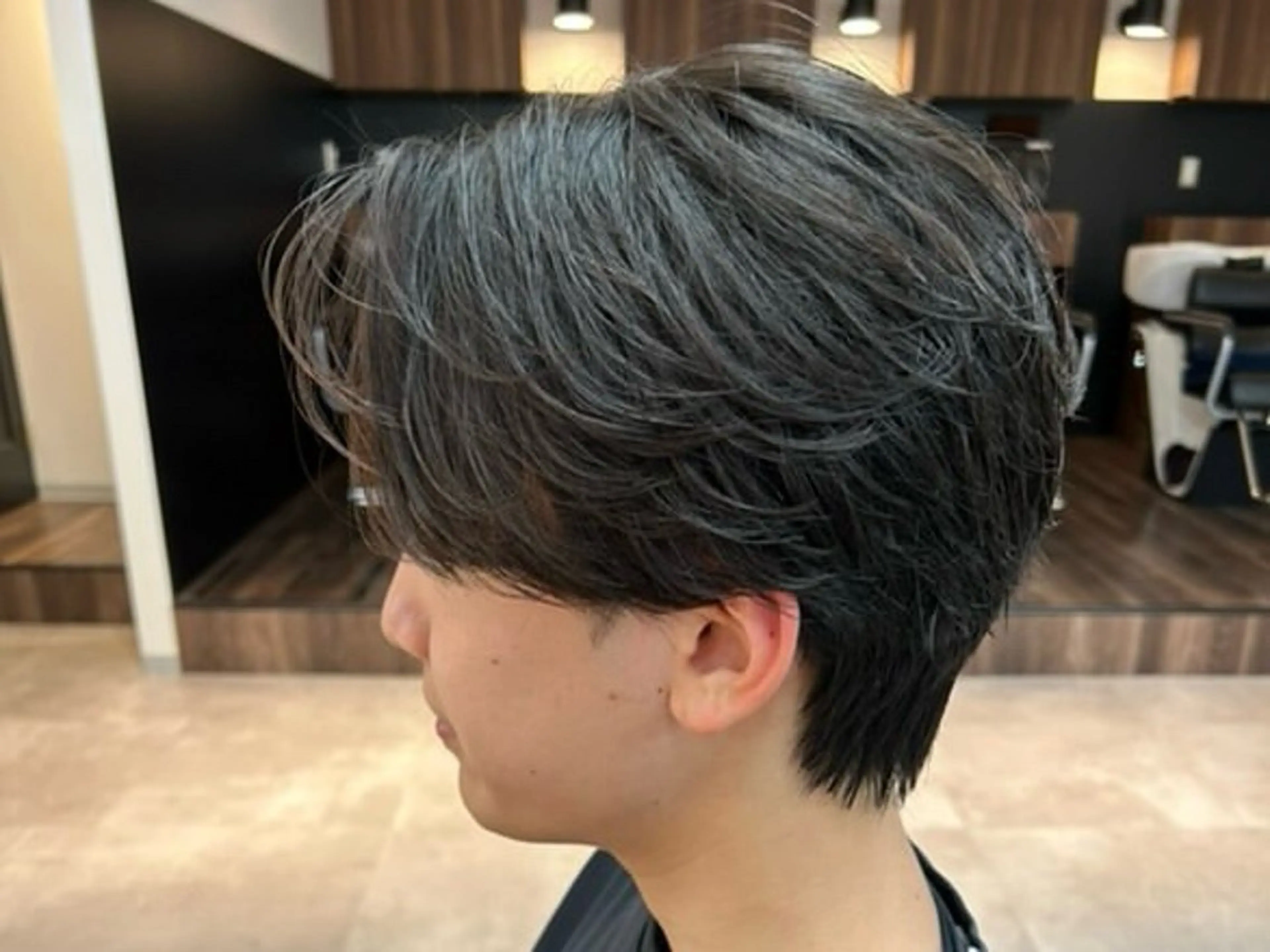 パーマ メンズ カット パーマ 🧸韓国ヘア/メンズ KURUMI🤍のヘアスタイル