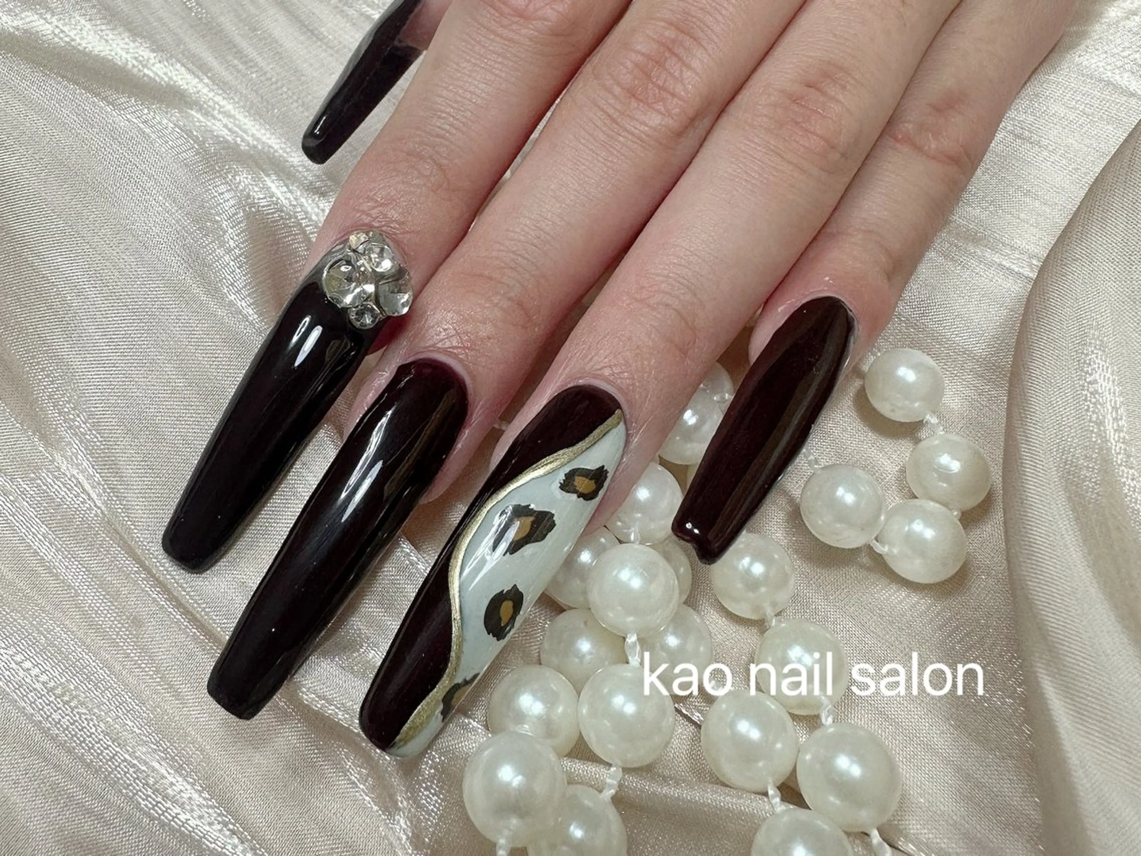 ネイル ハンドネイル kao nail マグネット/長さだしのネイルデザイン