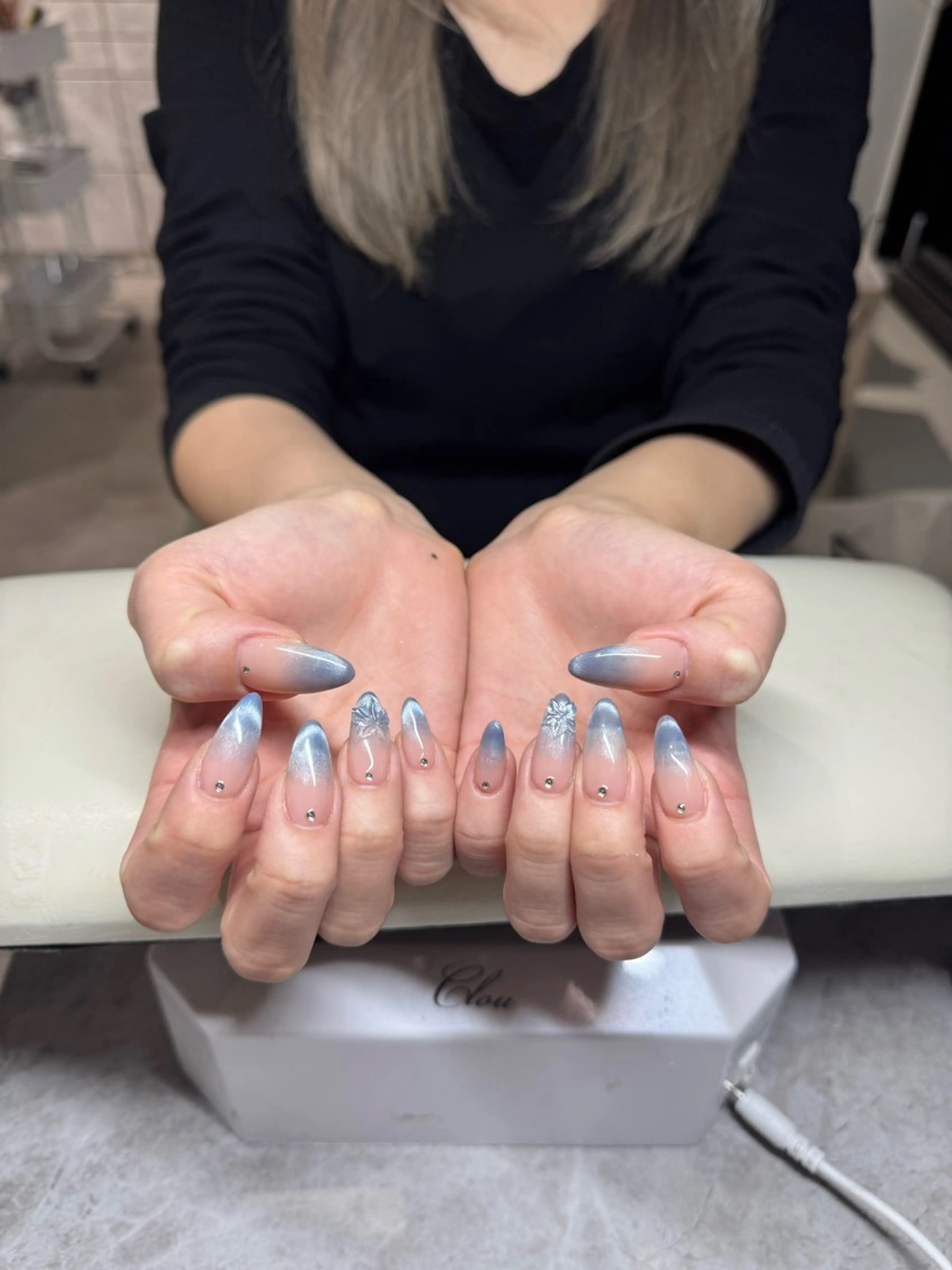 ネイル クリアネイル フラワーネイル ハンドネイル IROHA NAIL 北村菜帆のネイルデザイン