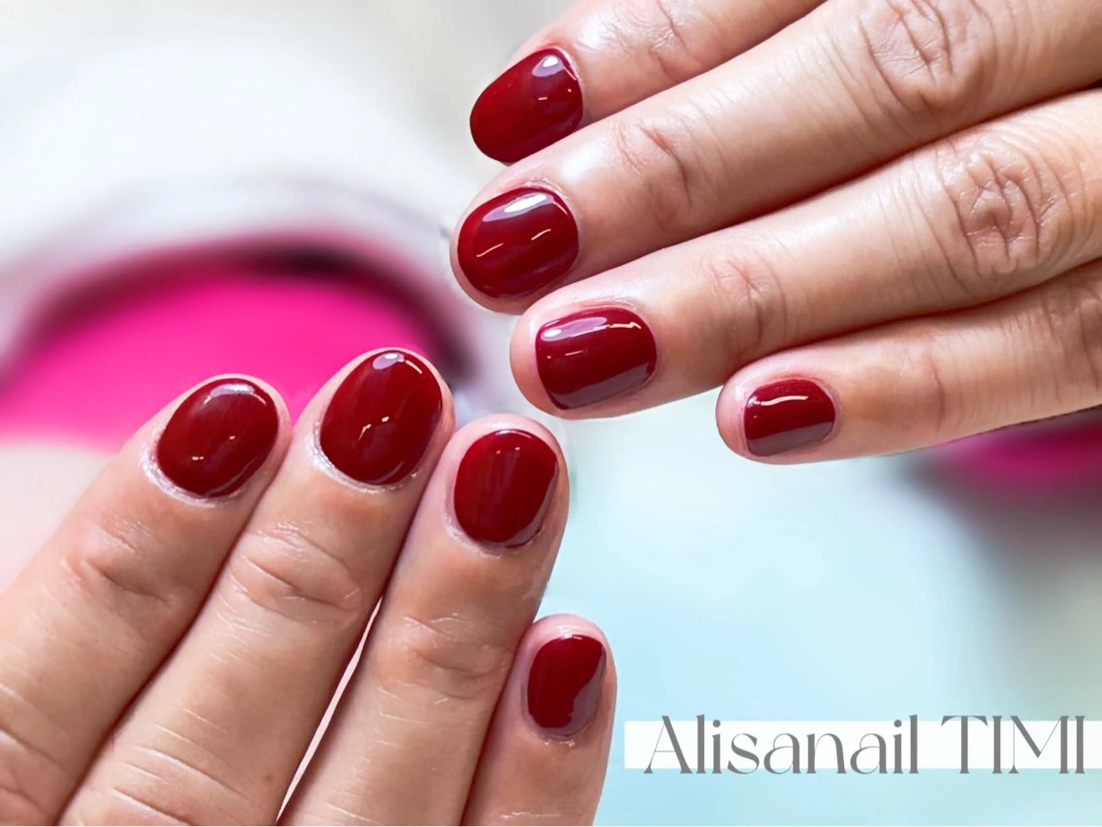 ネイル ワンカラーネイル ハンドネイル Alisa nail Timiのネイルデザイン