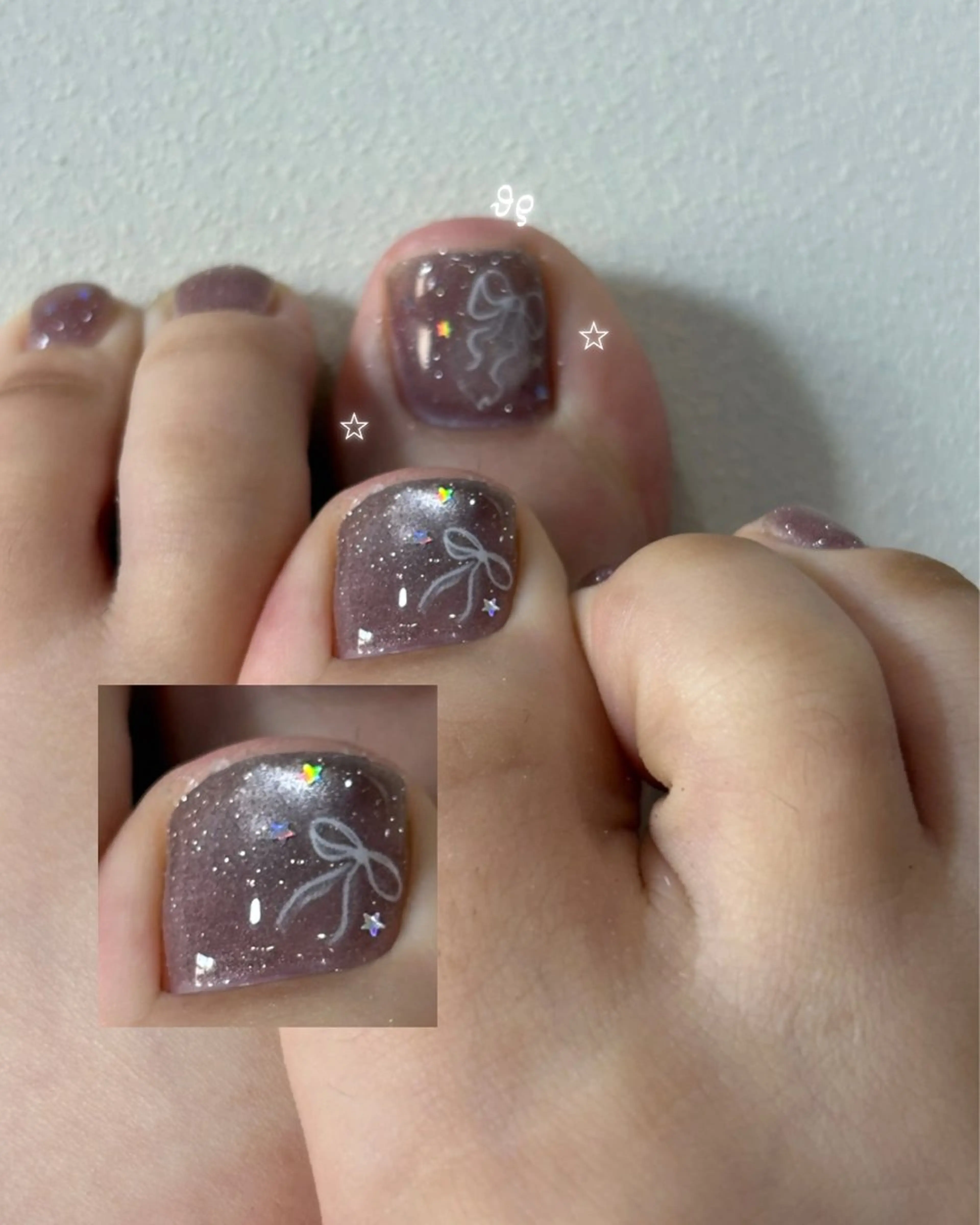 ネイル フットネイル ワンカラーネイル フットネイル 馬谷 瑠莉のエステ・リラクイメージ