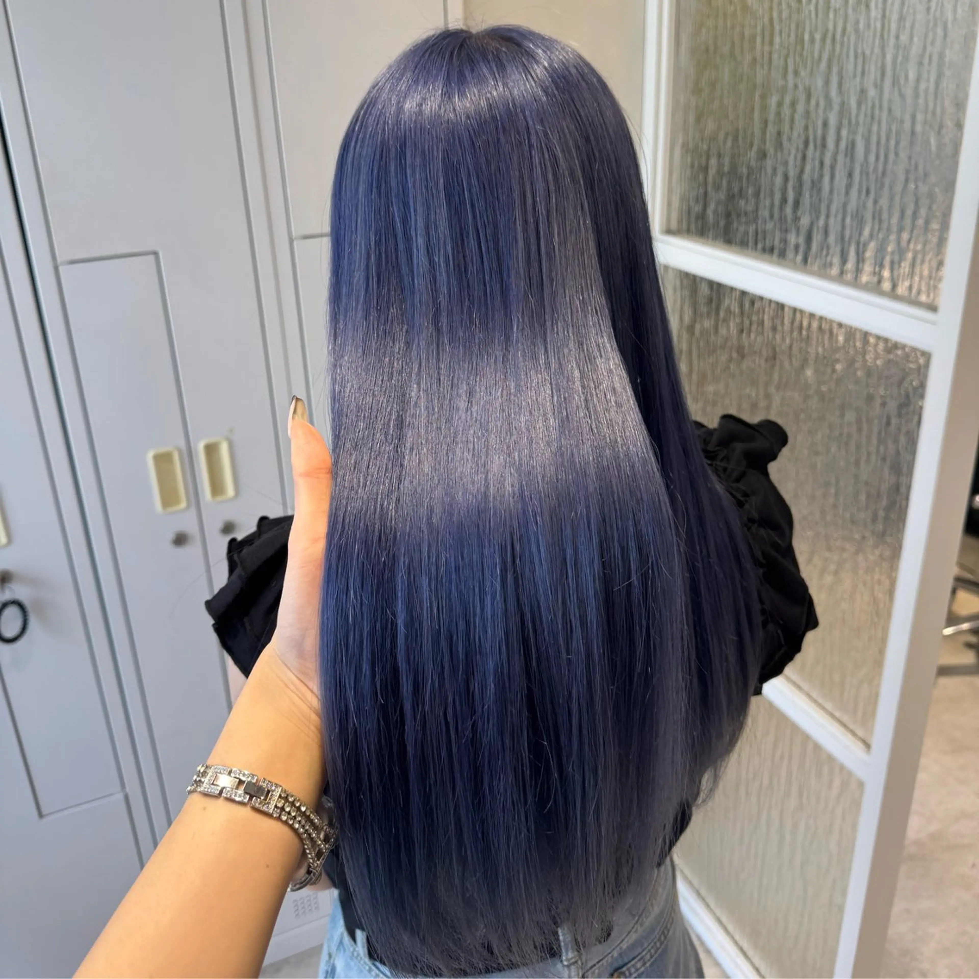 ロング カラー ブリーチ ケアブリーチ ケアカラー 髪質改善 韓国風ヘア ヘアカラー トリートメント 🦋ブリーチ/カラー 専門Aya💖のヘアスタイル