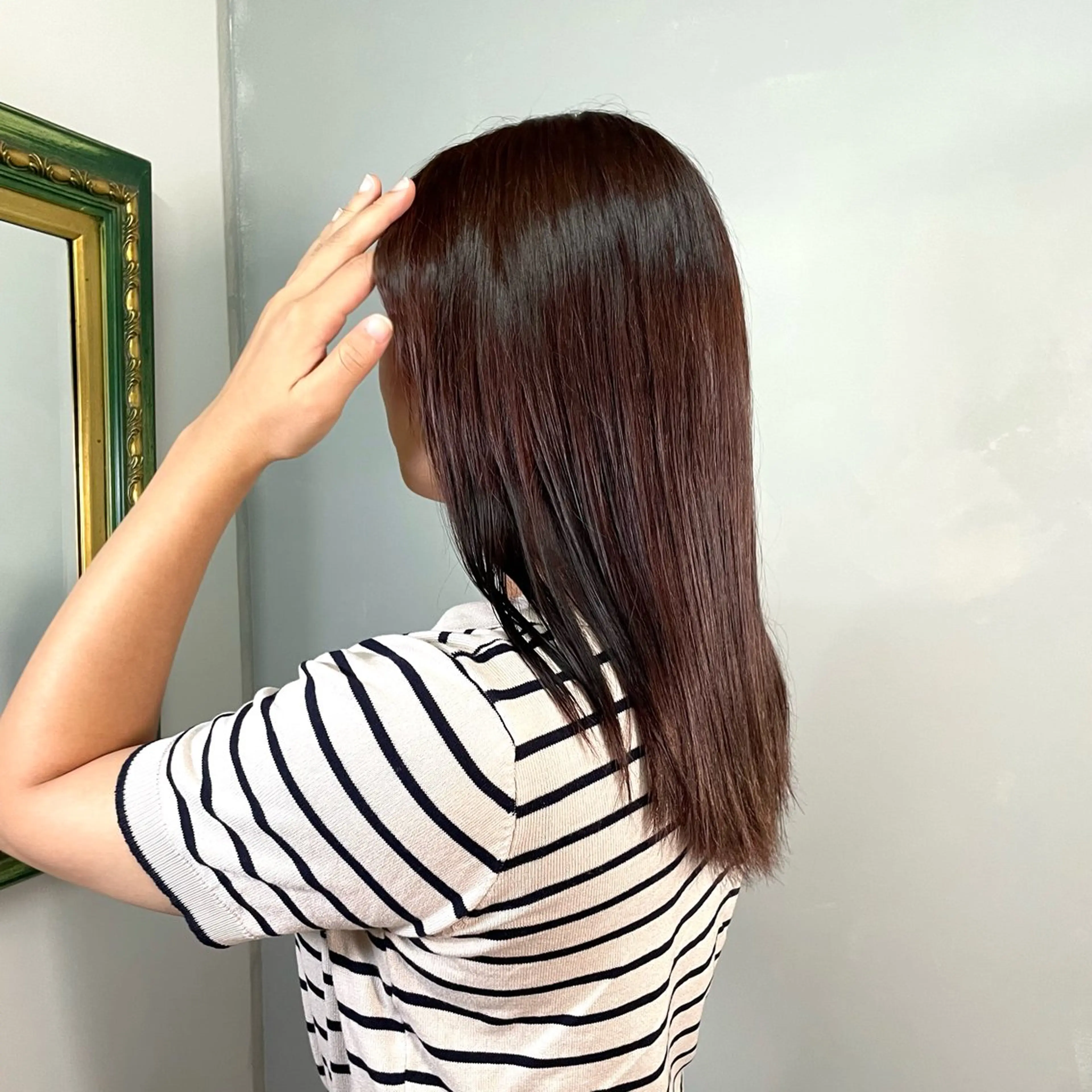 カラー ブラウンカラー ピンクカラー 小松 愛実🤎のヘアスタイル