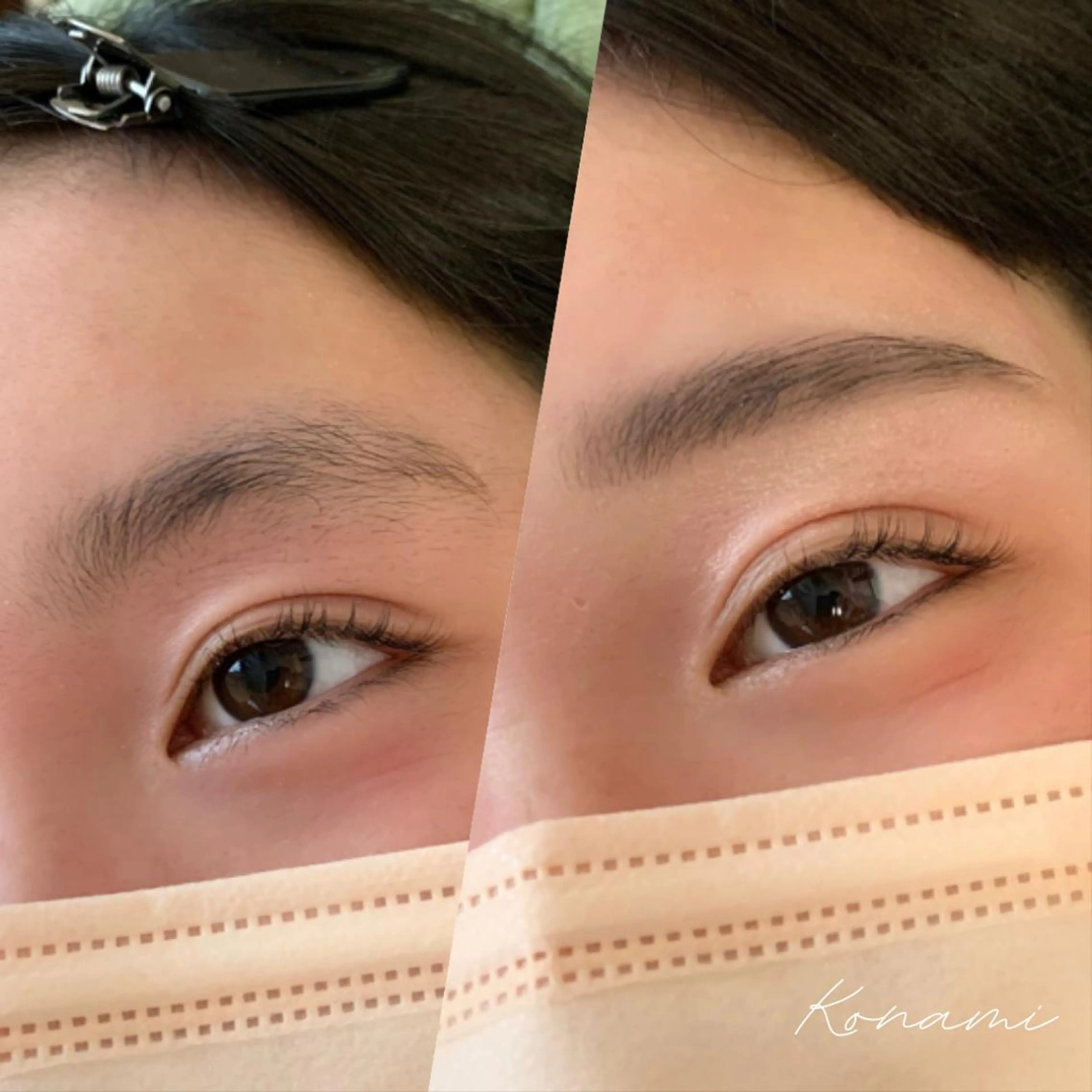 アイブロウ ワックス脱毛 シードリン 府内店 小波の眉毛・アイブロウイメージ