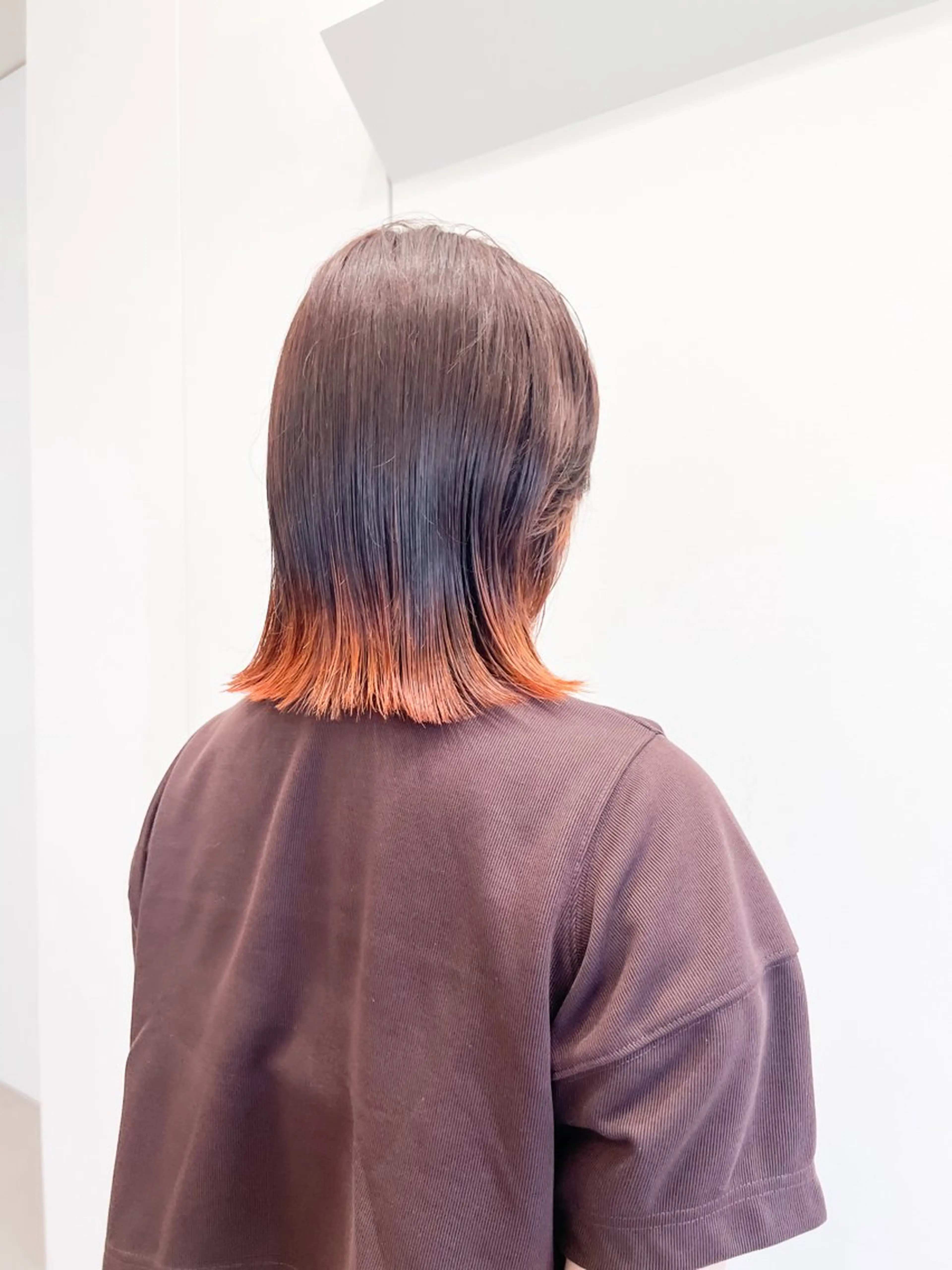 ミディアム カラー ヘアカラー 似合わせカット🫧 /パーマRINAのヘアスタイル