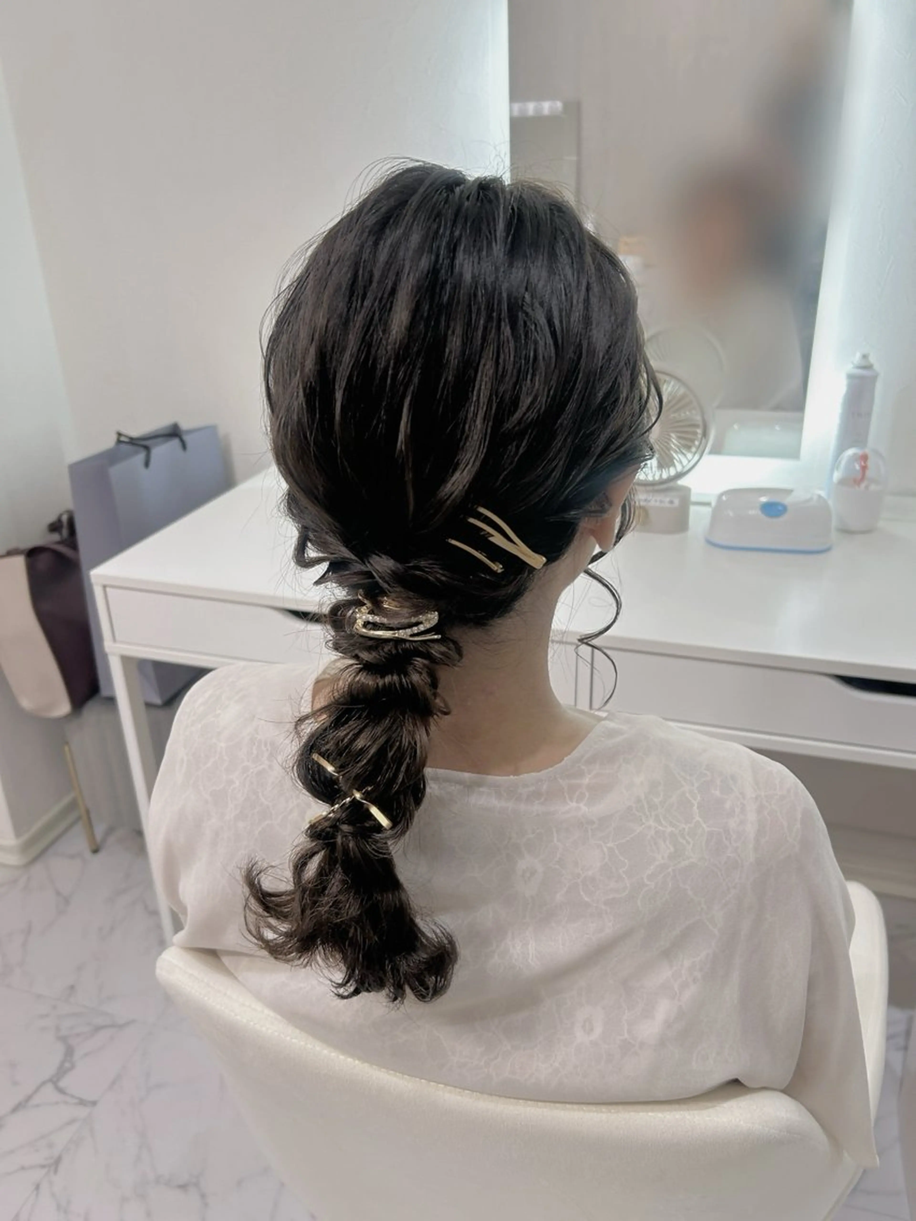 セミロング ヘアセット ヘアセット専門店 hair make salon R所属・ヘアセット専門店 R さやかのヘアスタイル