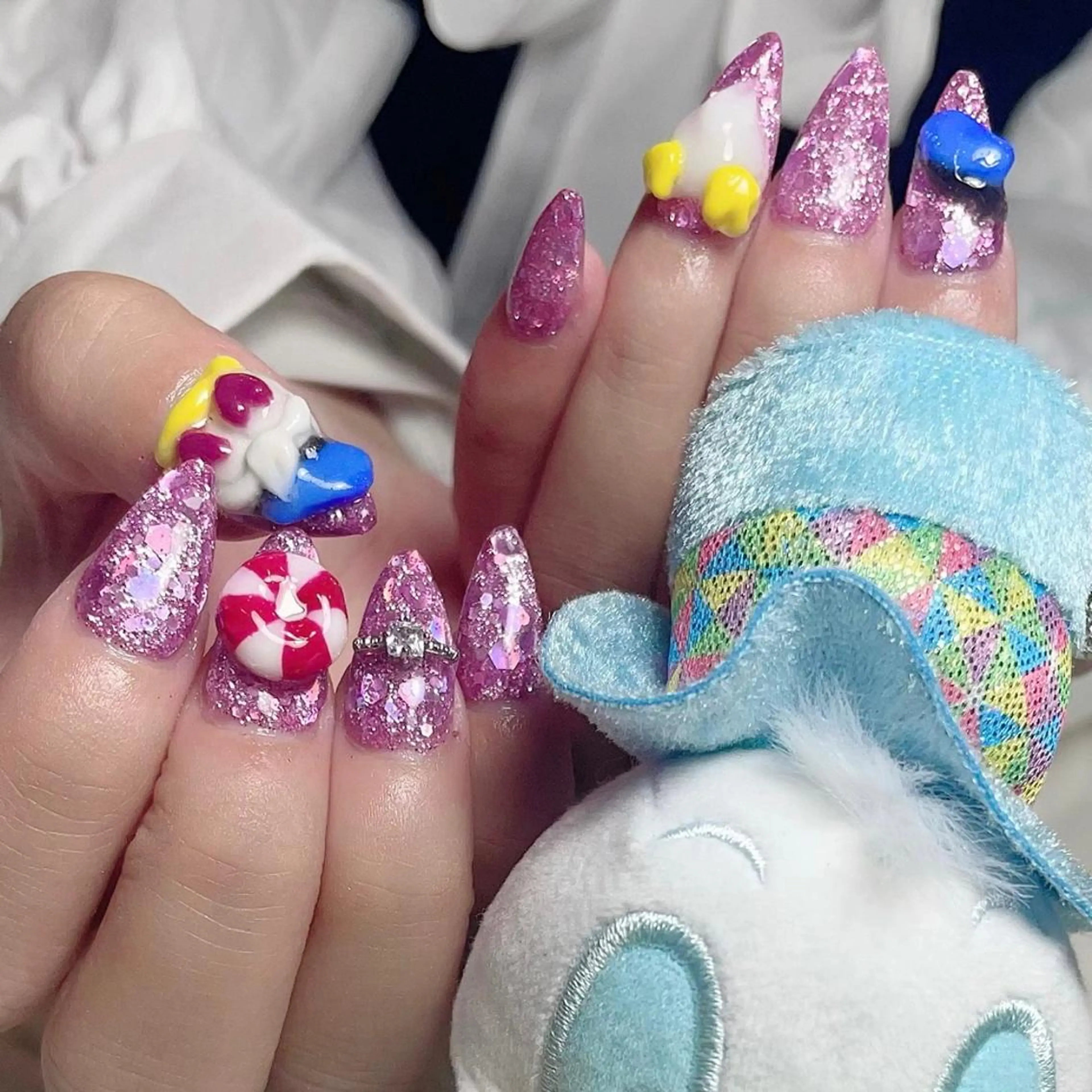 ネイル ジェルネイル ハードジェル ワンカラーネイル スカルプネイル ストーンネイル シェヌネイル JURAのネイルデザイン