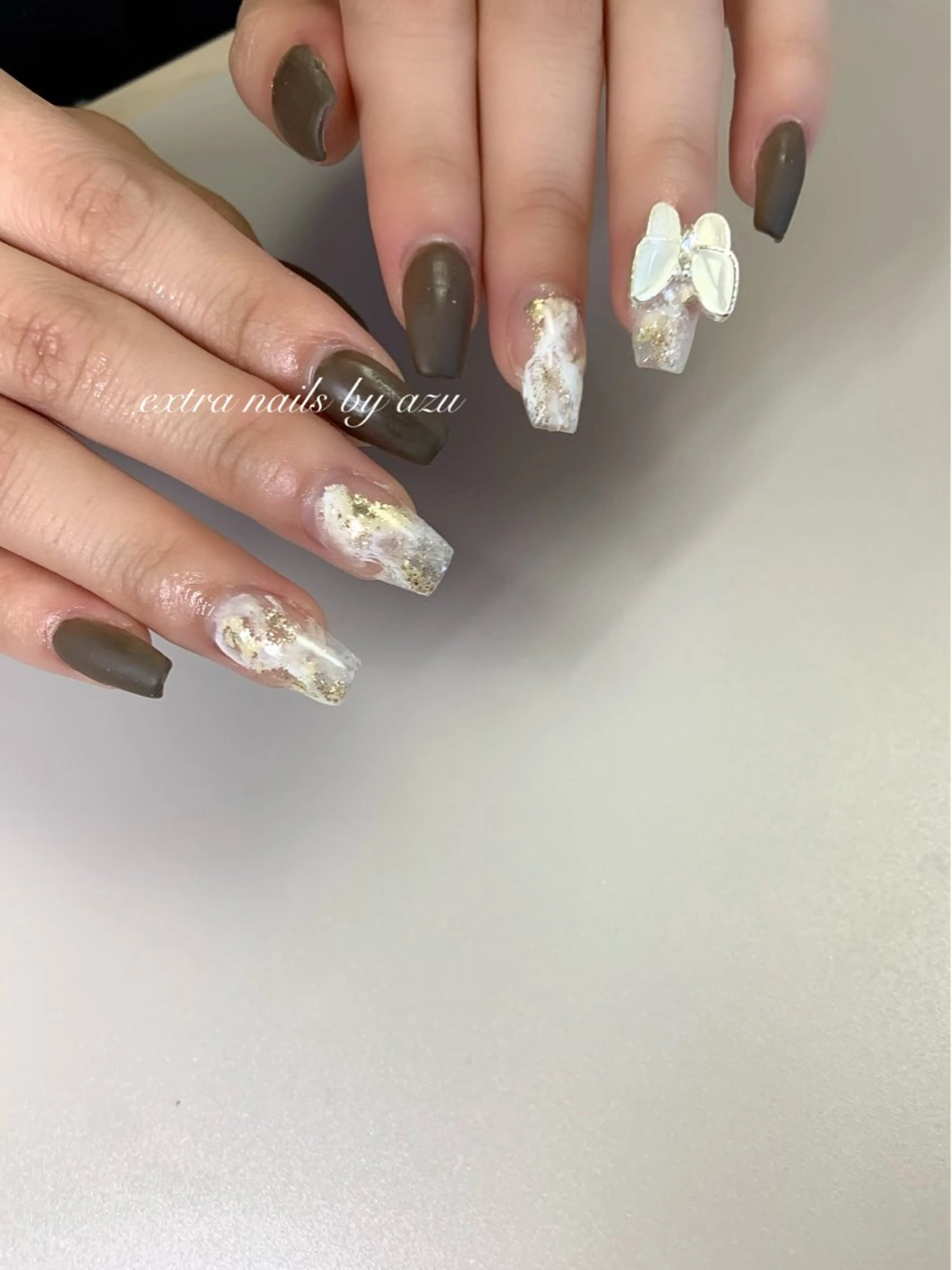 ネイル ハンドネイル extranails /wax　azuのネイルデザイン