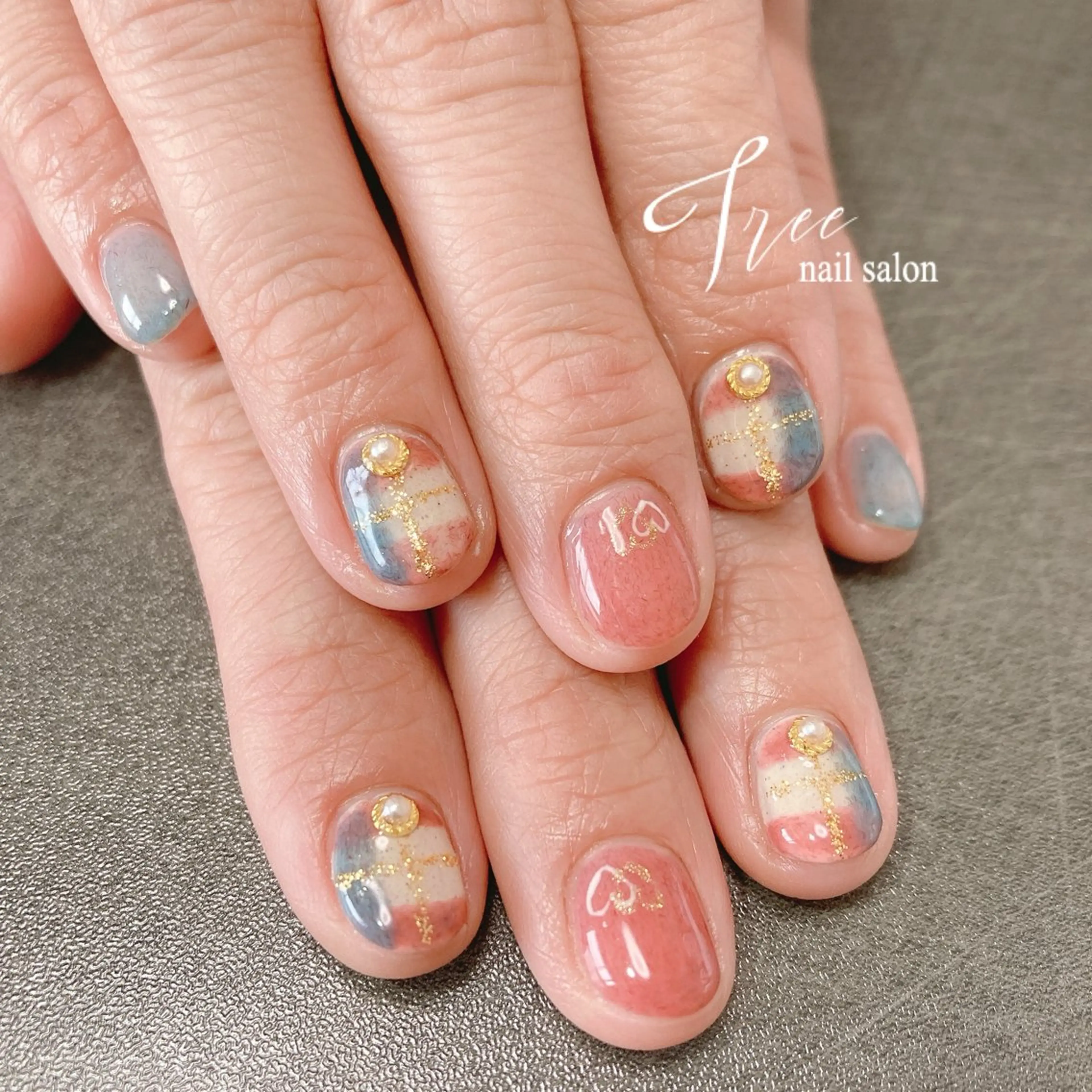 ネイル ショートネイル Tree 〜saito〜のネイルデザイン