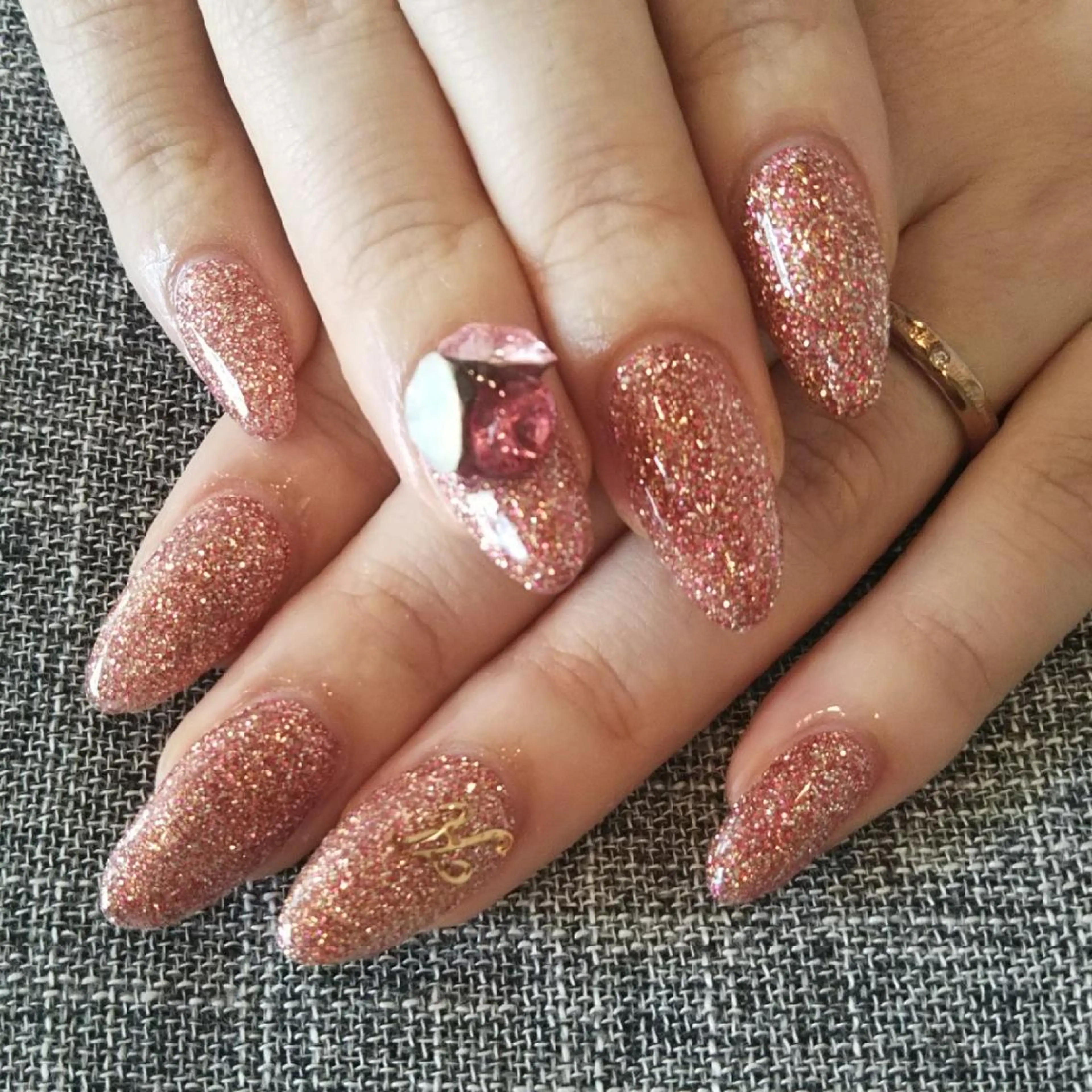 ネイル ラメ(グリッター) private salon mieのネイルデザイン