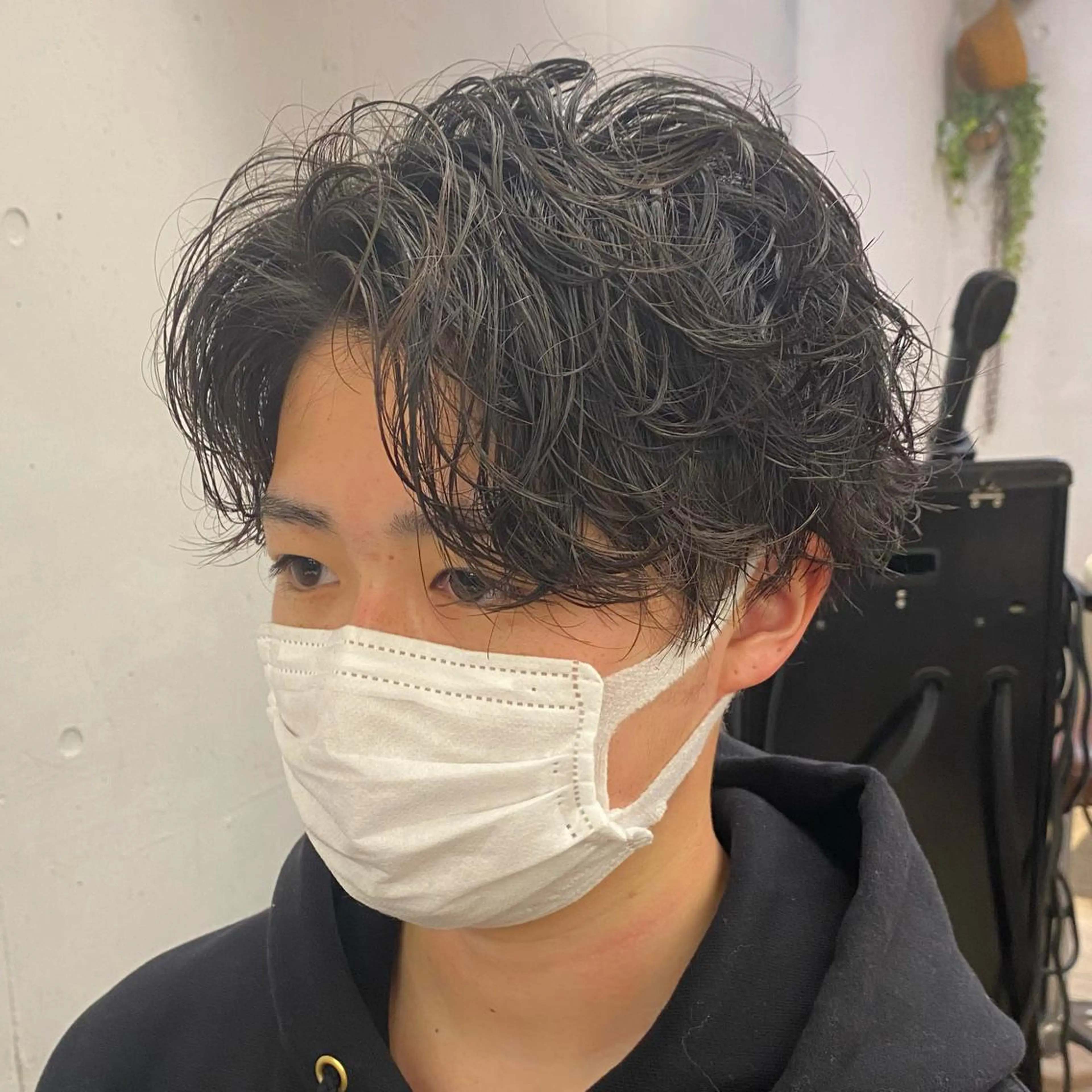 ショート メンズ カット パーマ CYAN by acoron .池袋所属・メンズパーマ職人 ユキハシのヘアスタイル