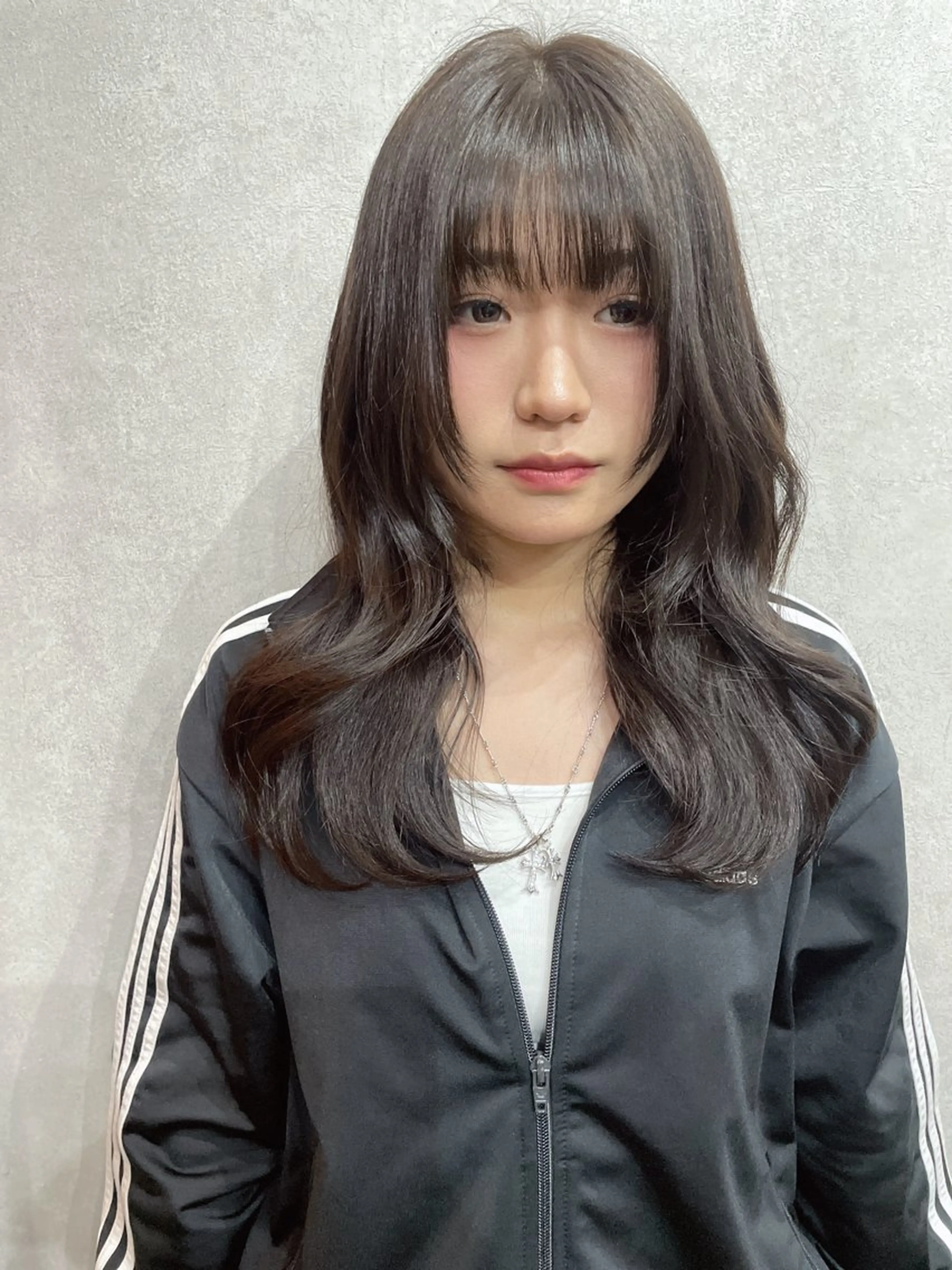 ロング カラー レイヤーカット AIRI layer cut hairのヘアスタイル