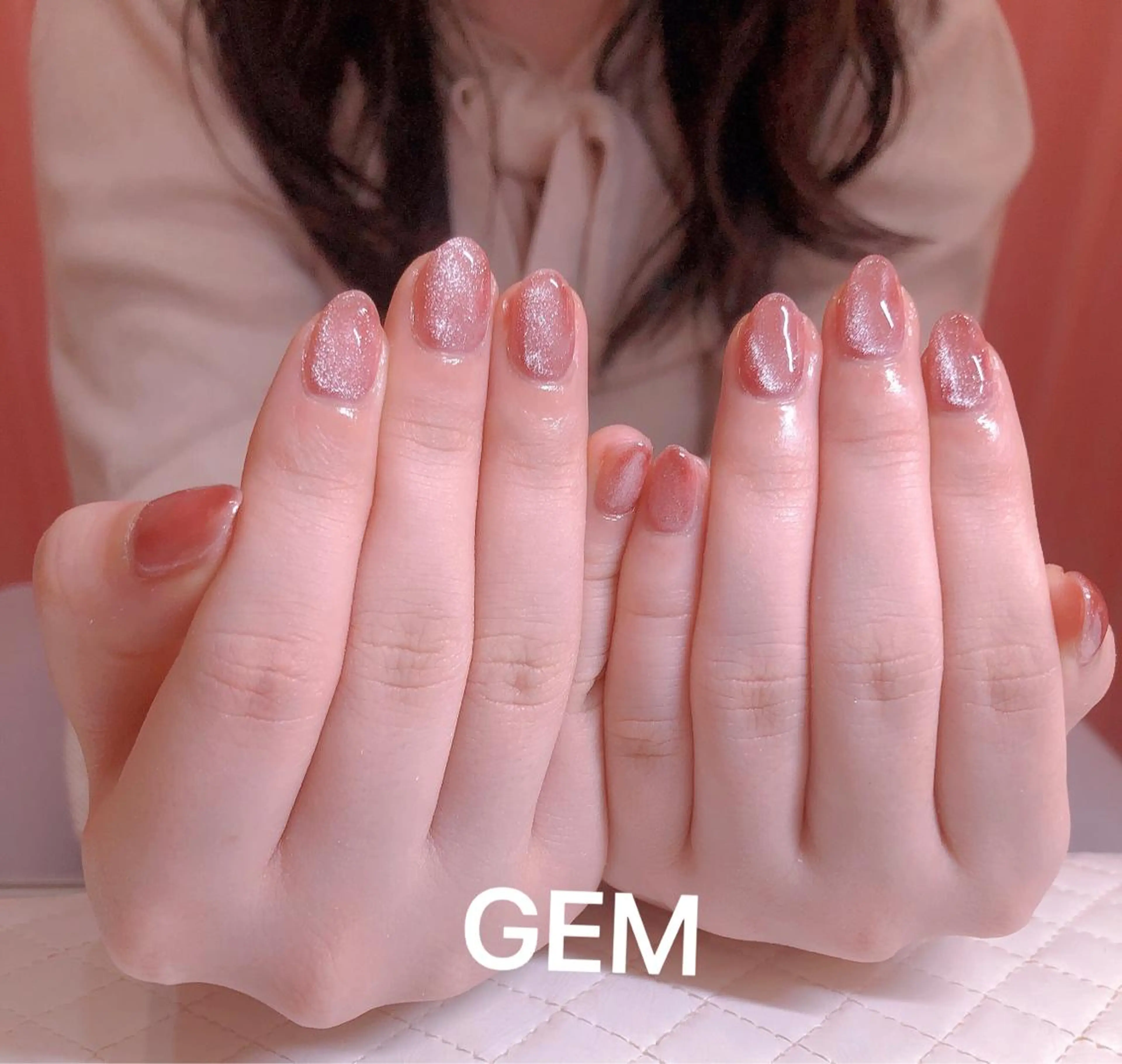 ネイル マグネットネイル マグネットワンカラー ワンカラーネイル GEM  the beautyのマツエク・マツパデザイン