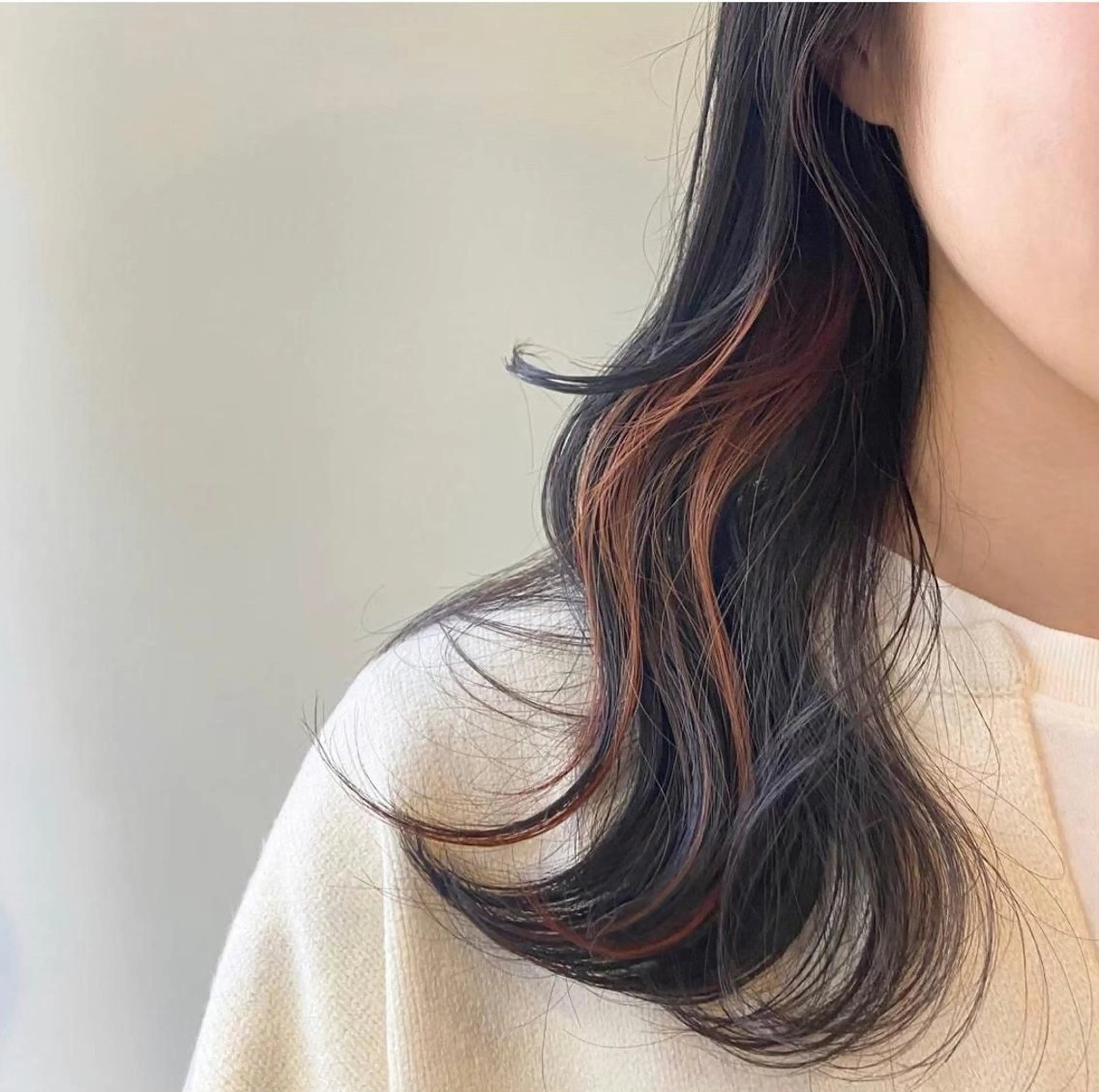 カラー 大島 千怜のヘアスタイル