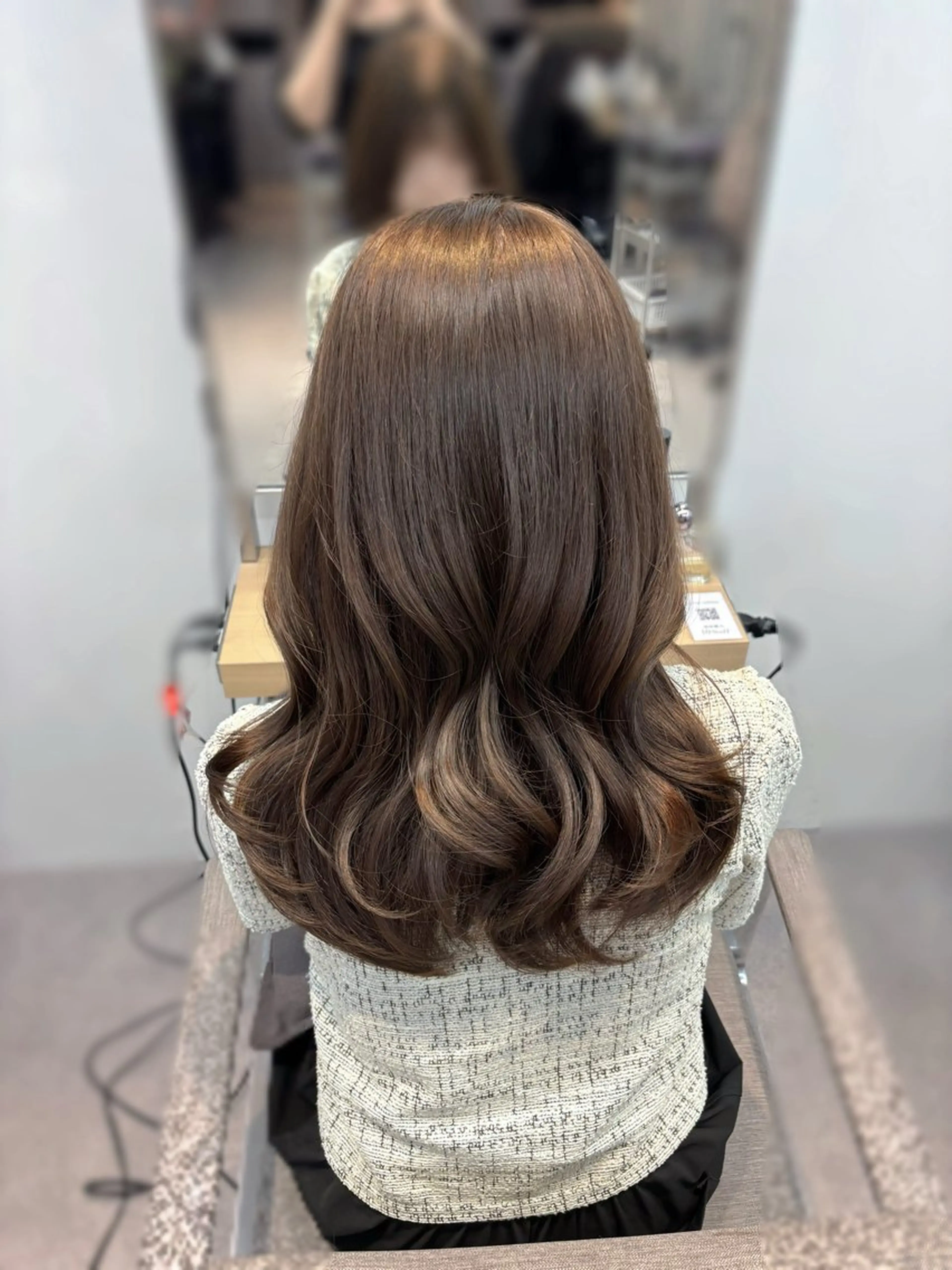 セミロング カット ヘアカラー 透明感/韓国ヘア/ miyu 🎀のヘアスタイル