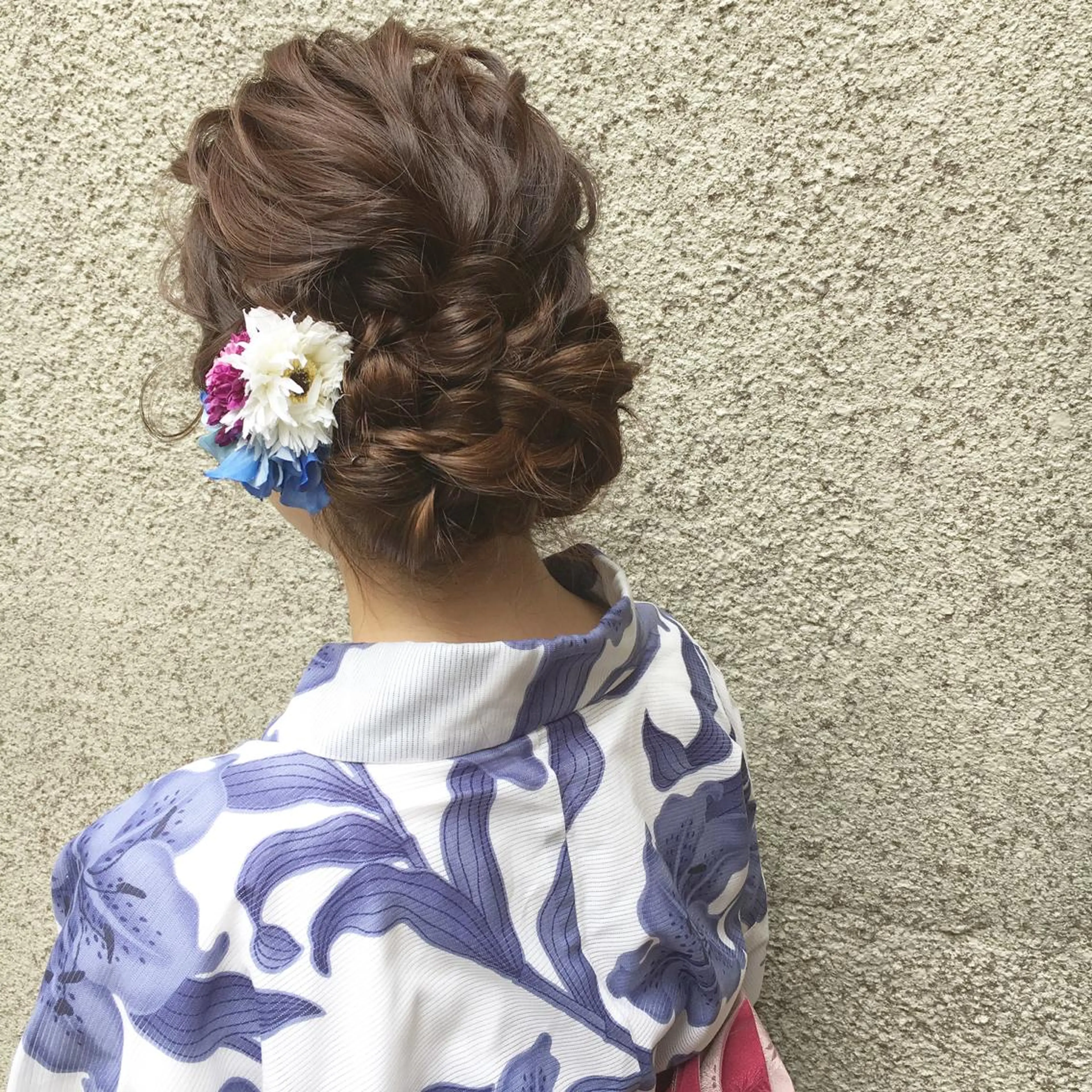 ロング カラー ヘアアレンジ オジマ ムツミのその他イメージ