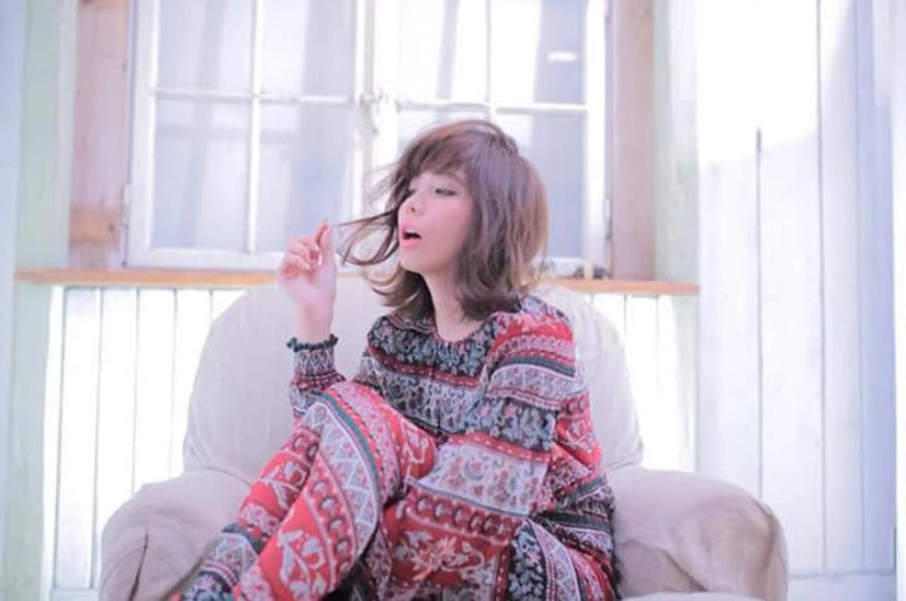 ミディアム COCU所属・絹笠 賢のヘアスタイル