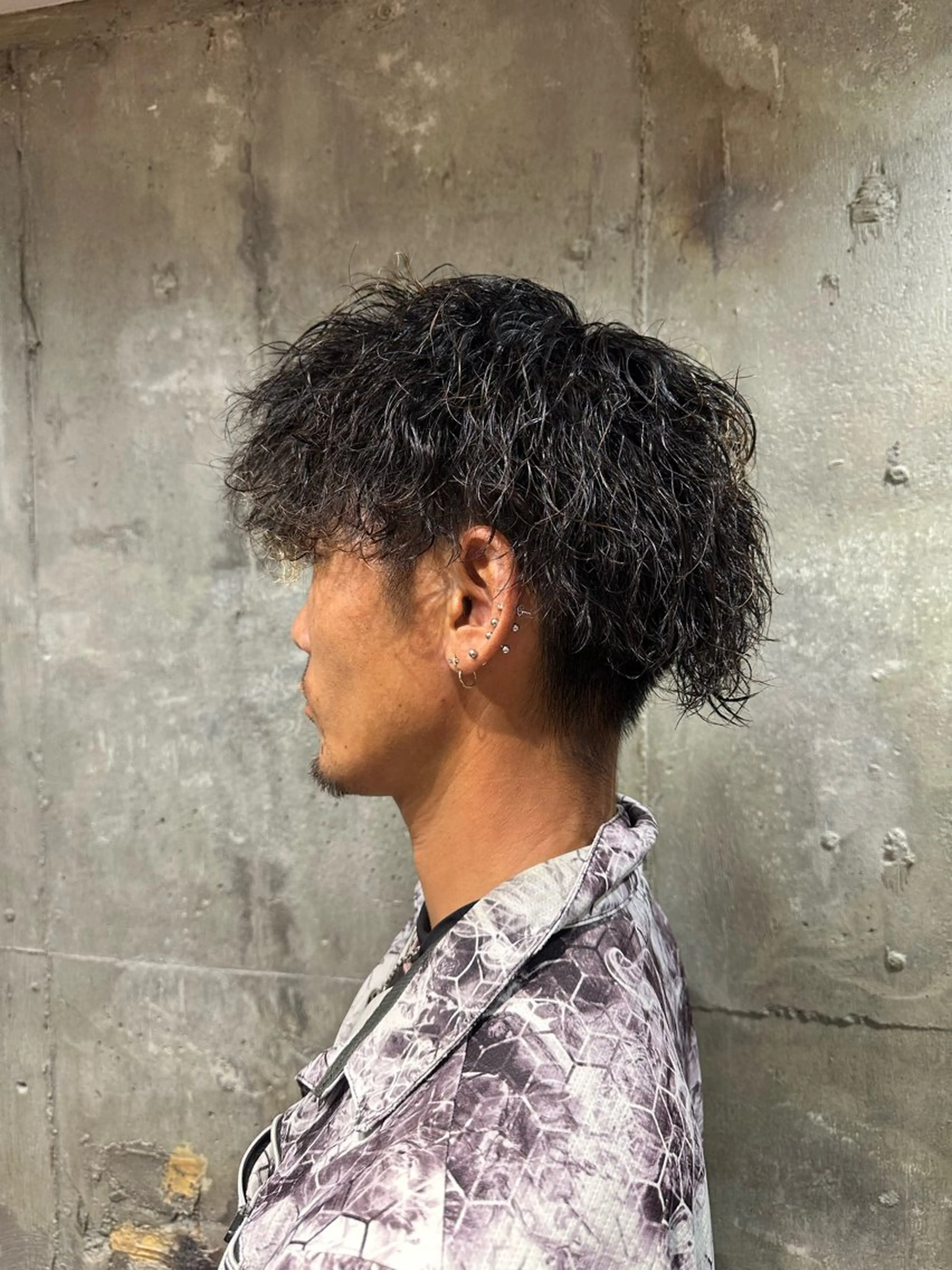 ショート パーマ メンズ メンズパーマ メンズサロン alfRed白井のヘアスタイル