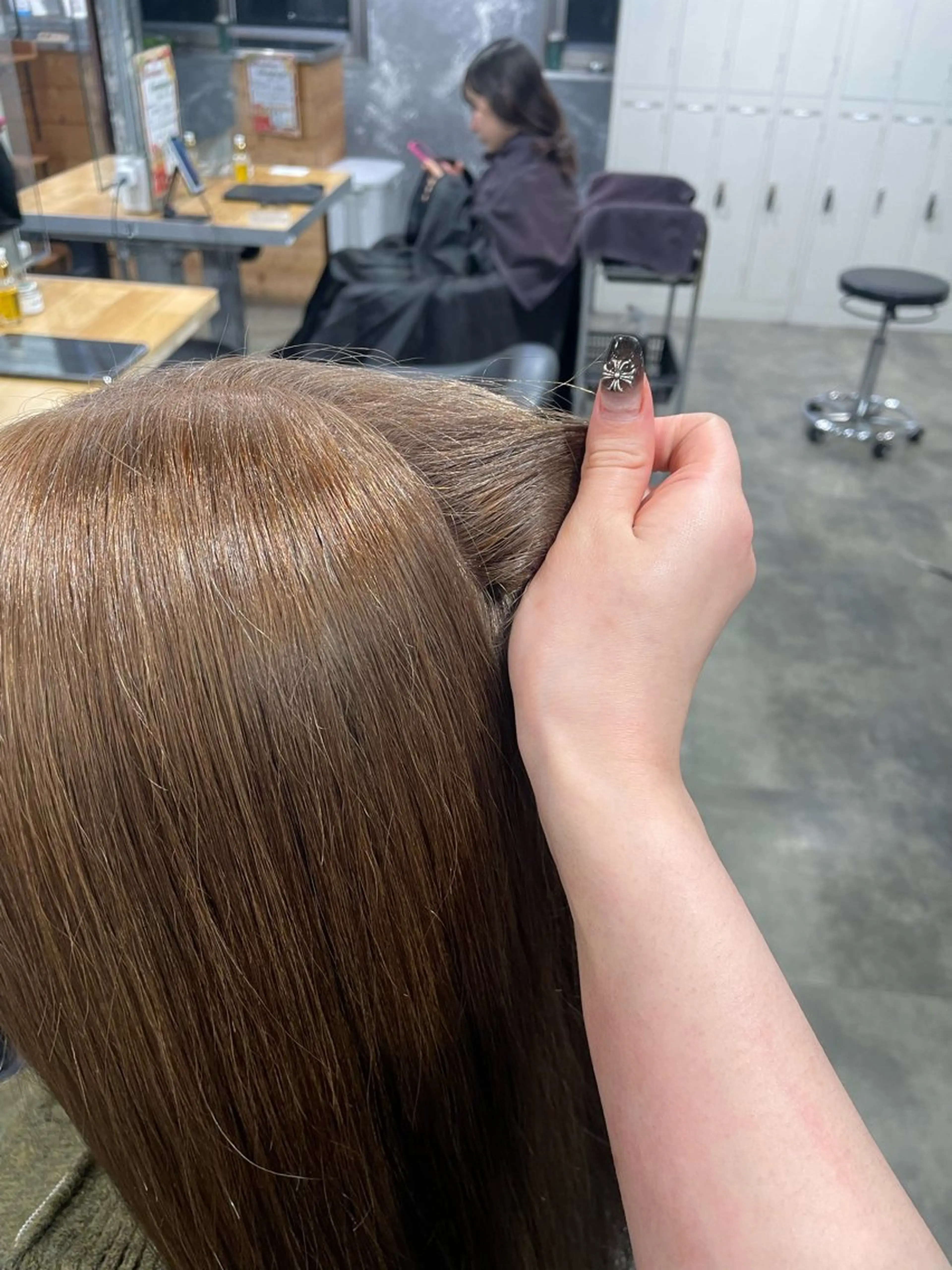 カラー ヘアカラー トリートメント ヘアセット 🤍ベージュ/透明感 韓国ヘア/まりん🤍のヘアスタイル