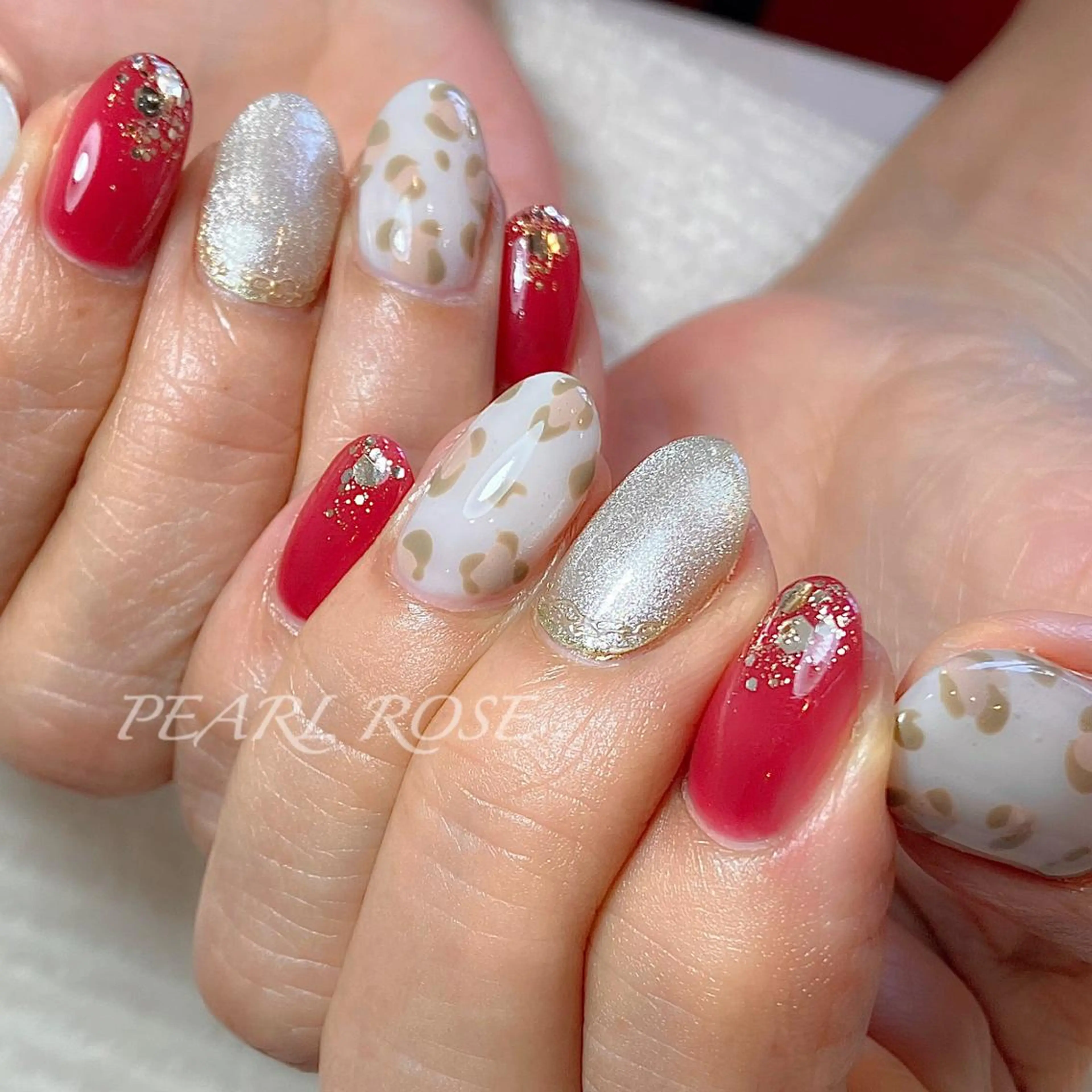 ネイル アニマル柄 ハンドネイル Beauty salon Ryu・ange所属・RyuAnge リュアンジュのその他イメージ