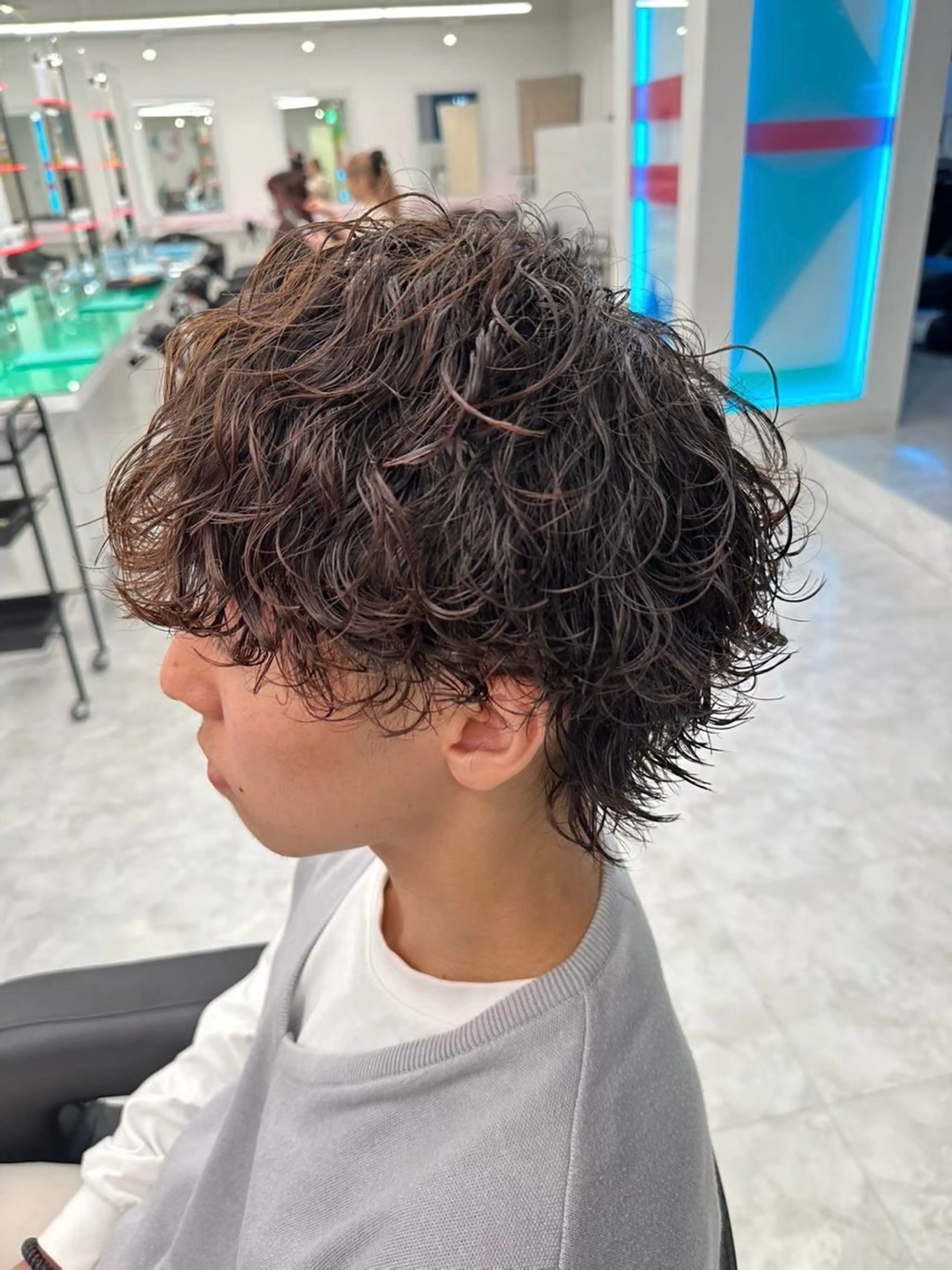 パーマ メンズ カット パーマ トリートメント ヘッドスパ ヘアセット 💎メンズ特化💎 tomokiのヘアスタイル