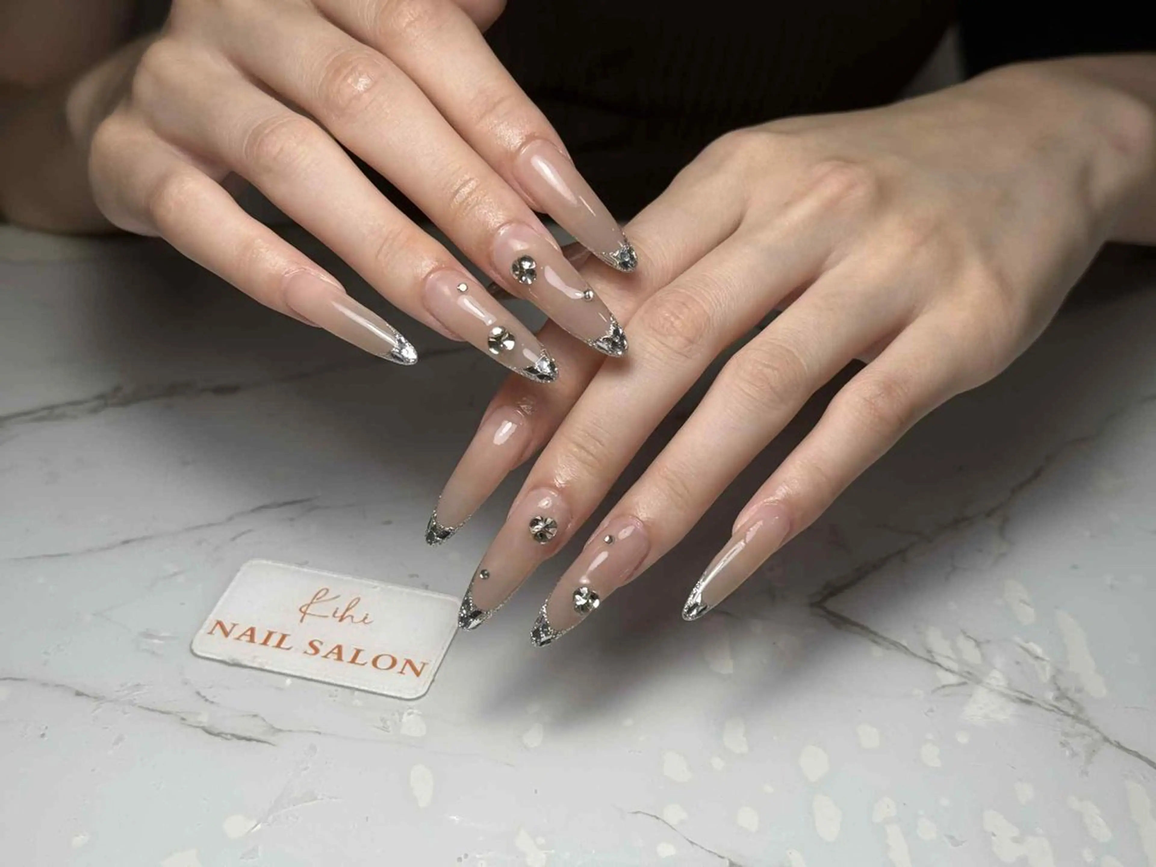 ネイル アートネイル フレンチネイル ジェルネイル グラデーション 韓国ネイル ハンドネイル ハンドケア Nail Salon Kihi さくらのネイルデザイン