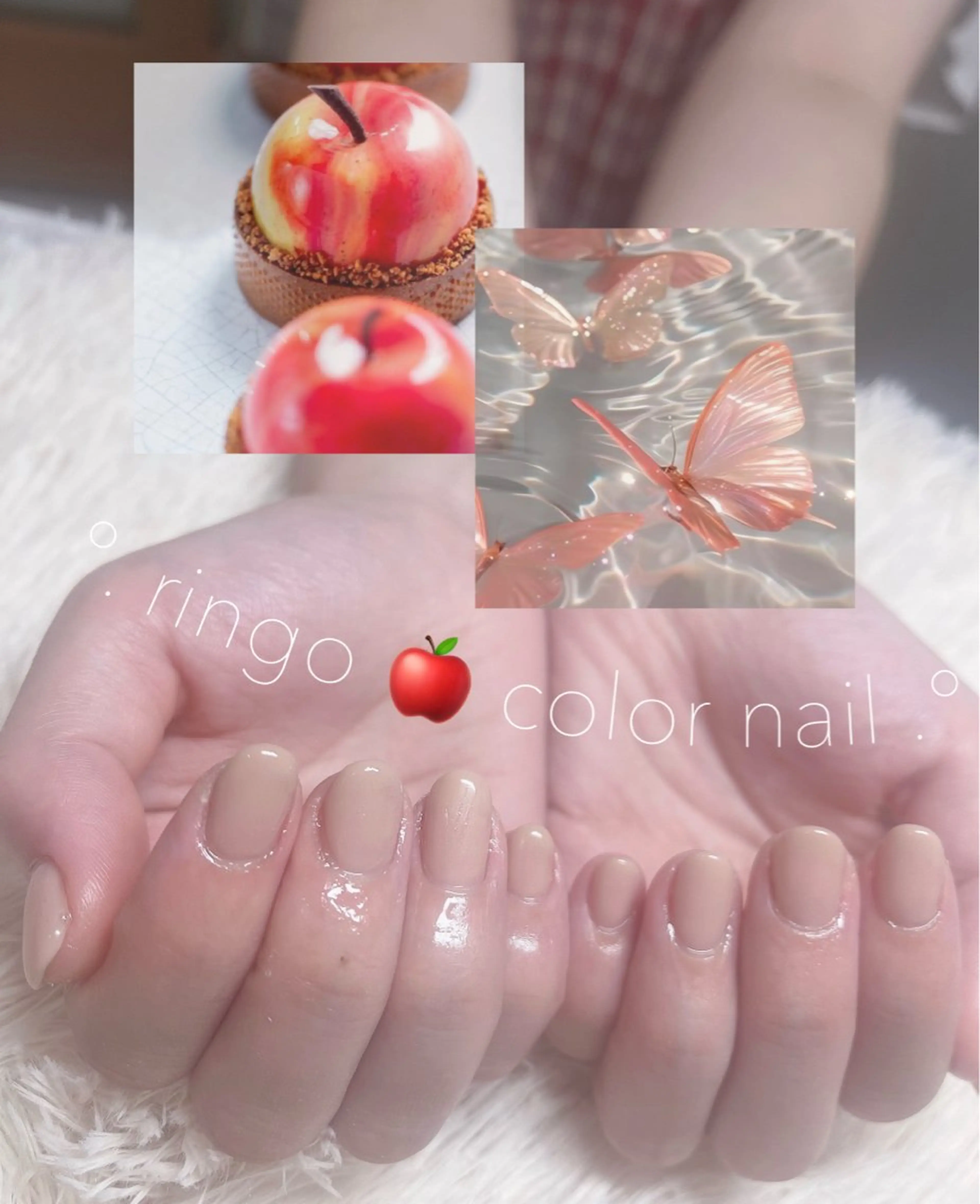 ♡リピーター様♡ ◎ハンドジェルネイル🩵ワンカラー🦋<オフあり>の写真