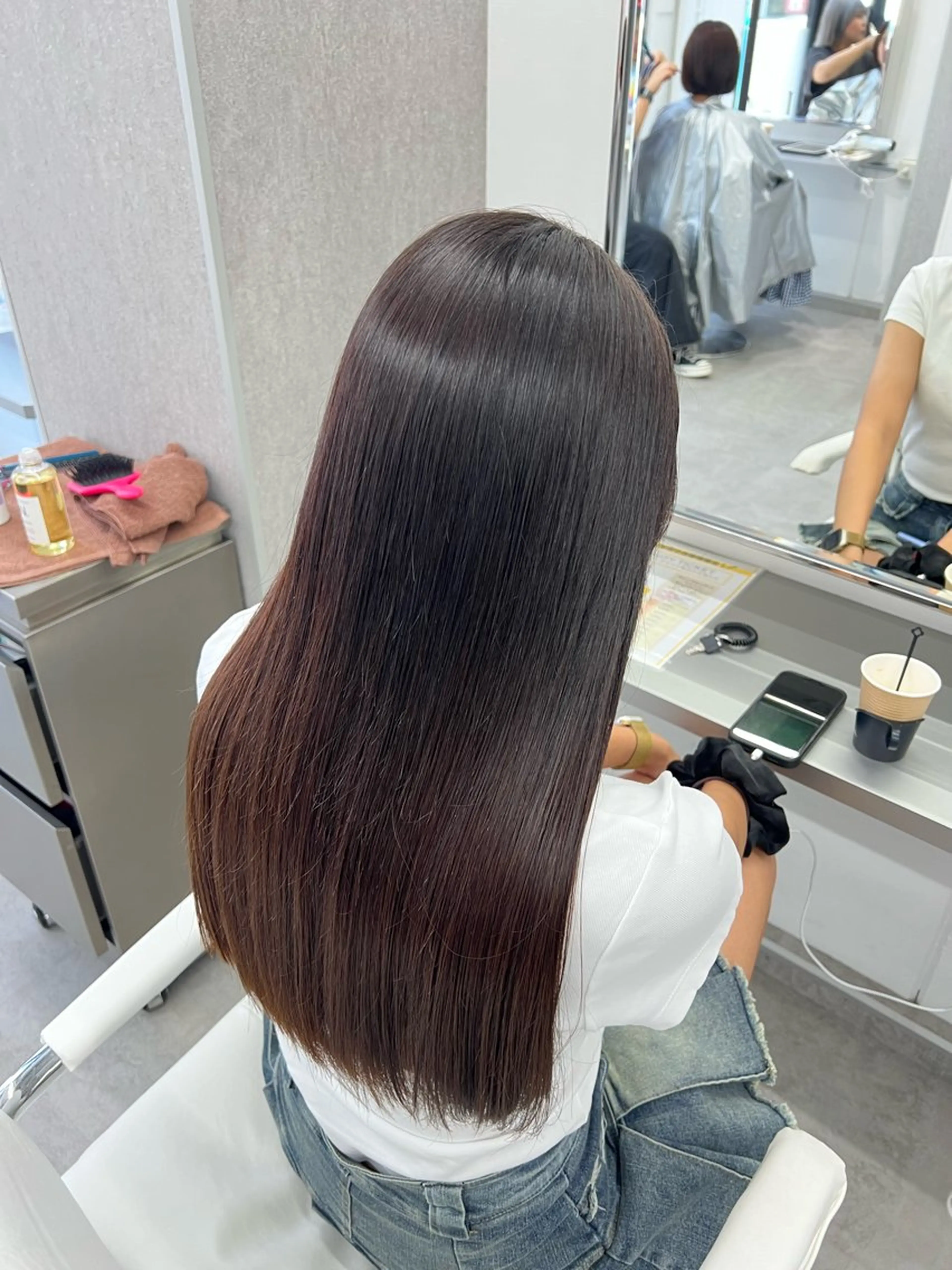 ブリーチ対応"美髪"ストレート矯正の写真