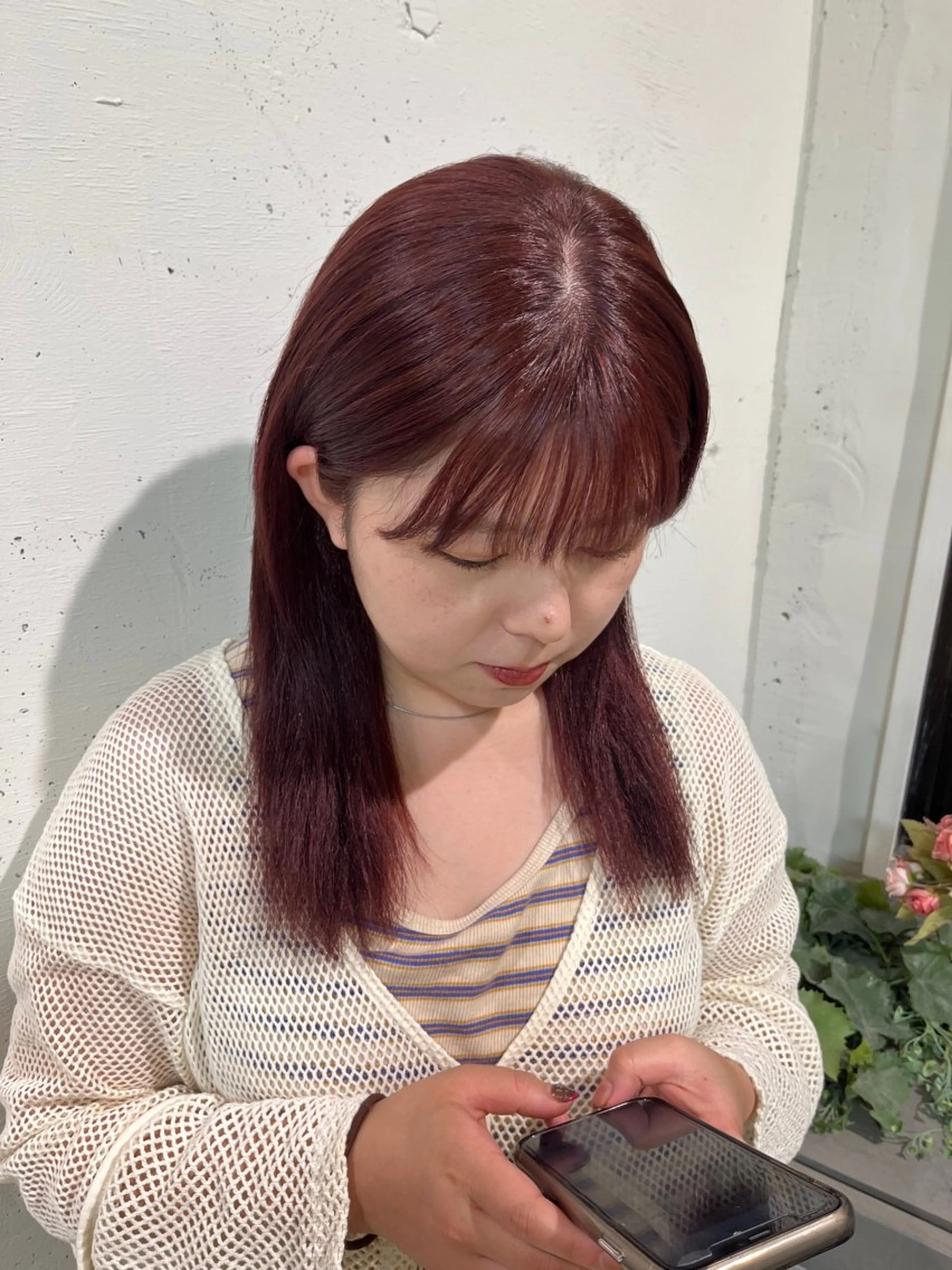 セミロング カラー Froom🌻 村上夏菜のネイルデザイン
